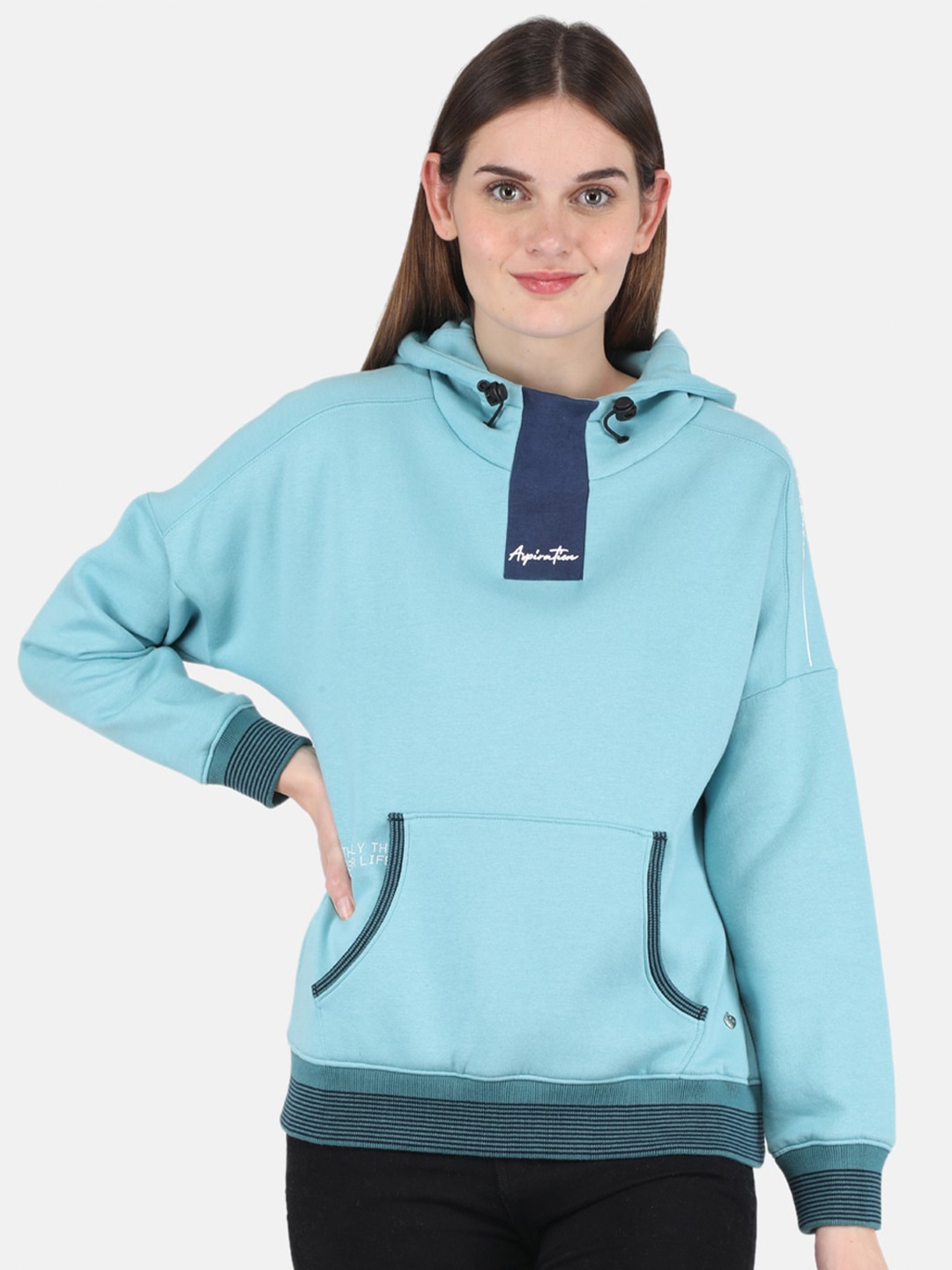 

Monte Carlo Women Blue Sweatshirt