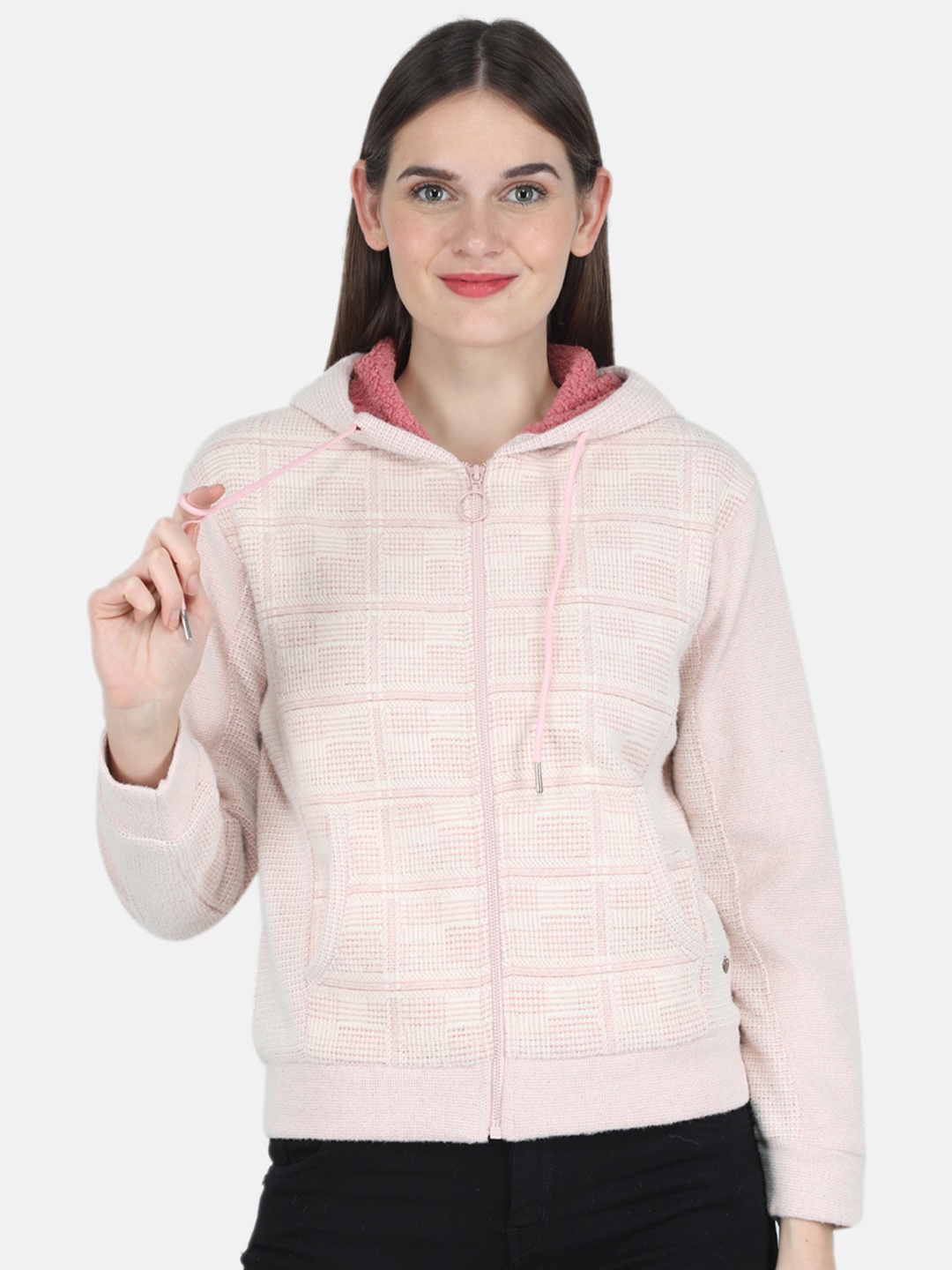

Monte Carlo Women Pink Printed Sweatshirt