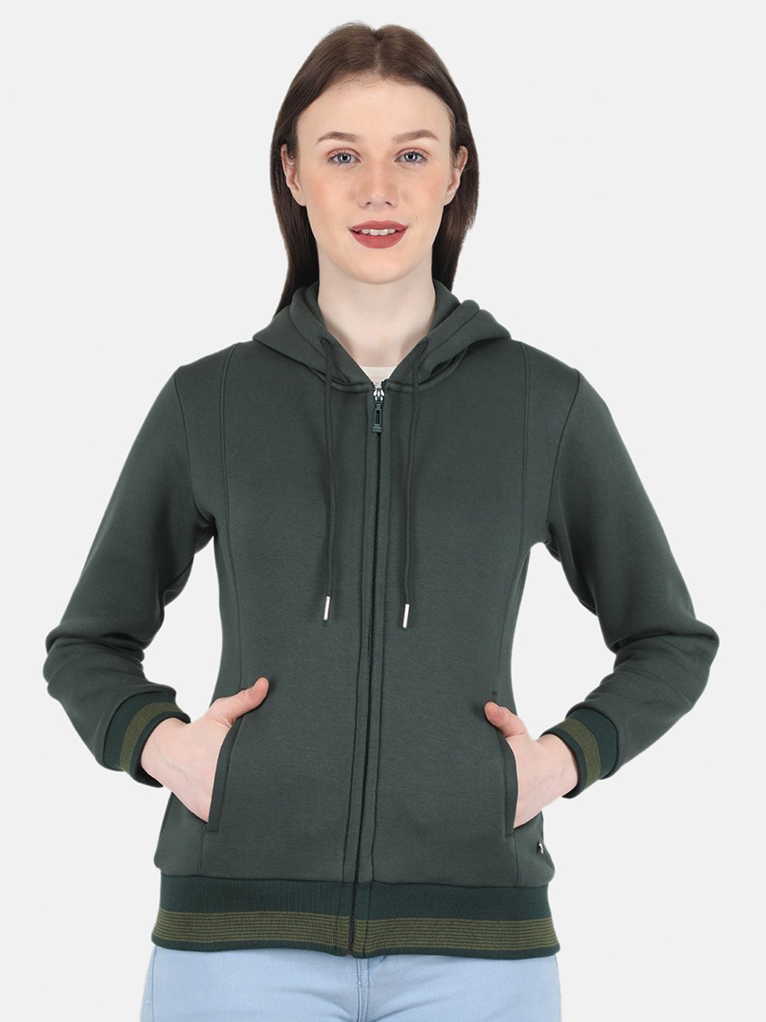 

Monte Carlo Women Green Sweatshirt
