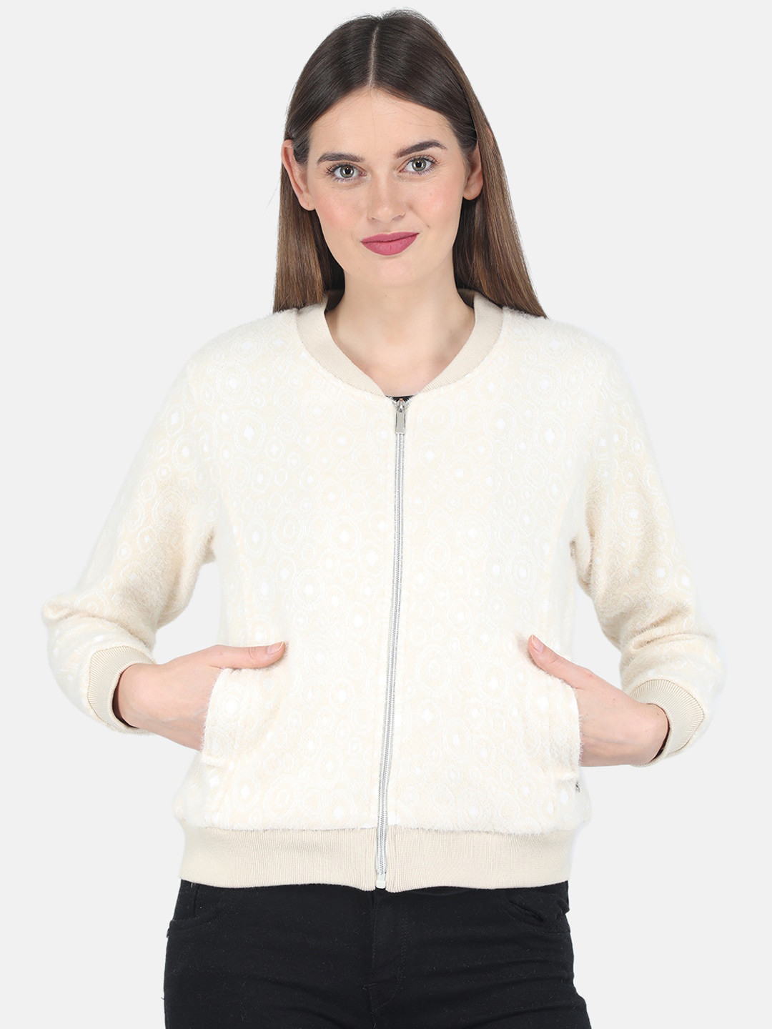 

Monte Carlo Women Beige Sweatshirt
