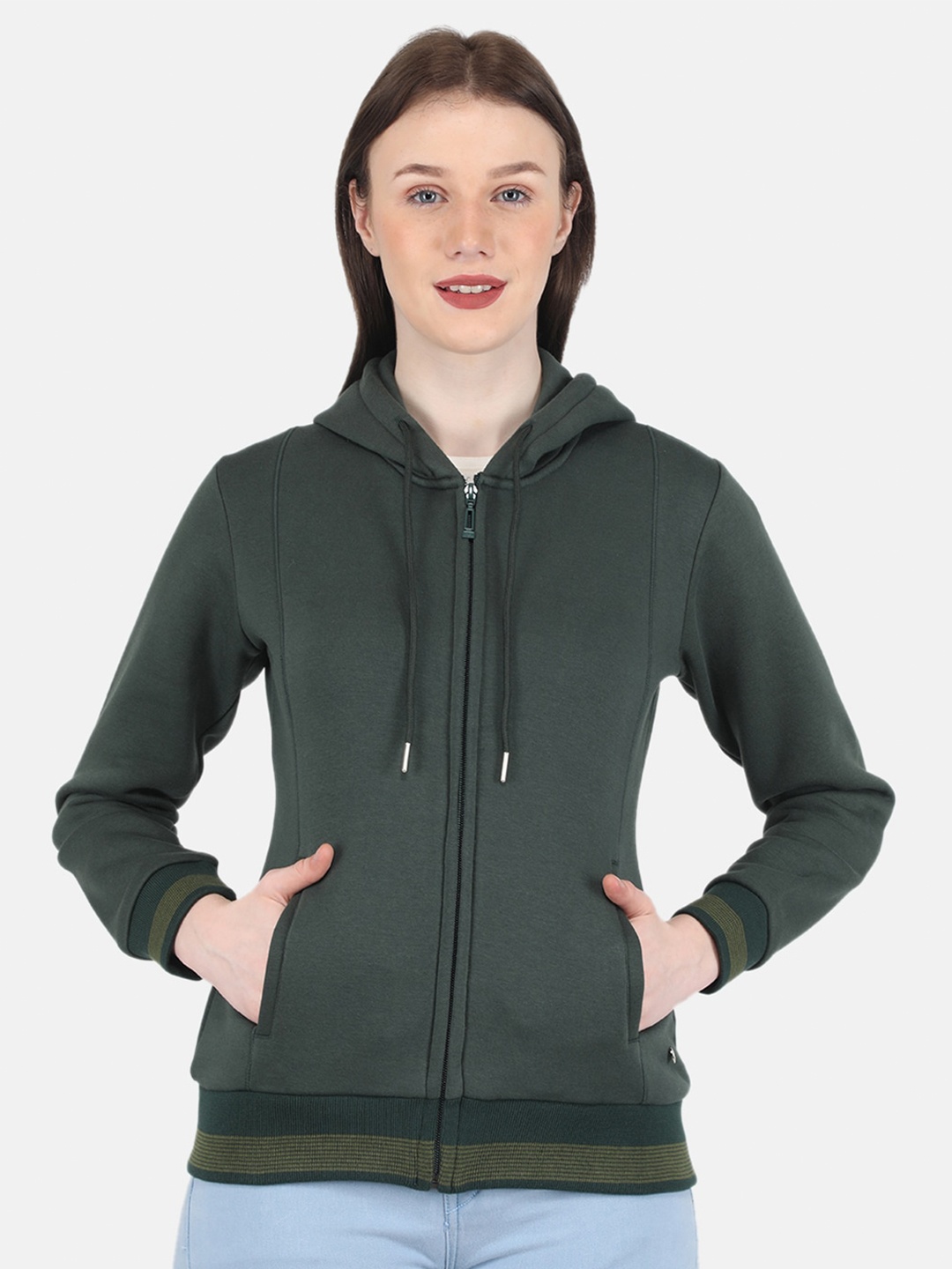 

Monte Carlo Women Green Sweatshirt