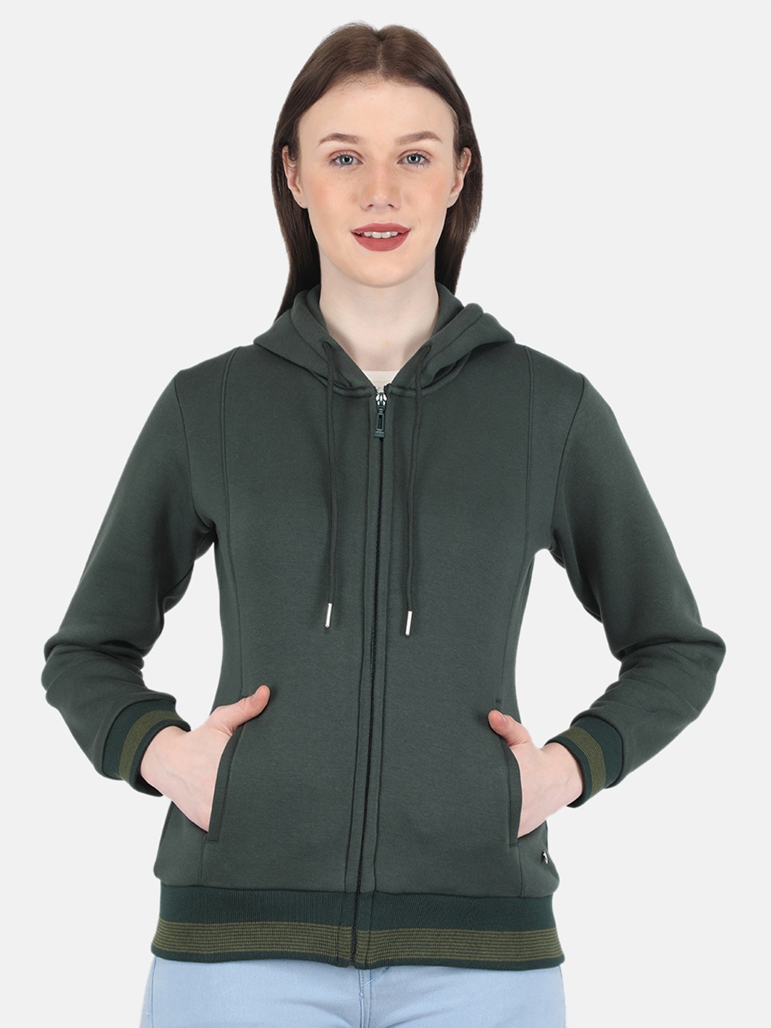 

Monte Carlo Women Green Sweatshirt