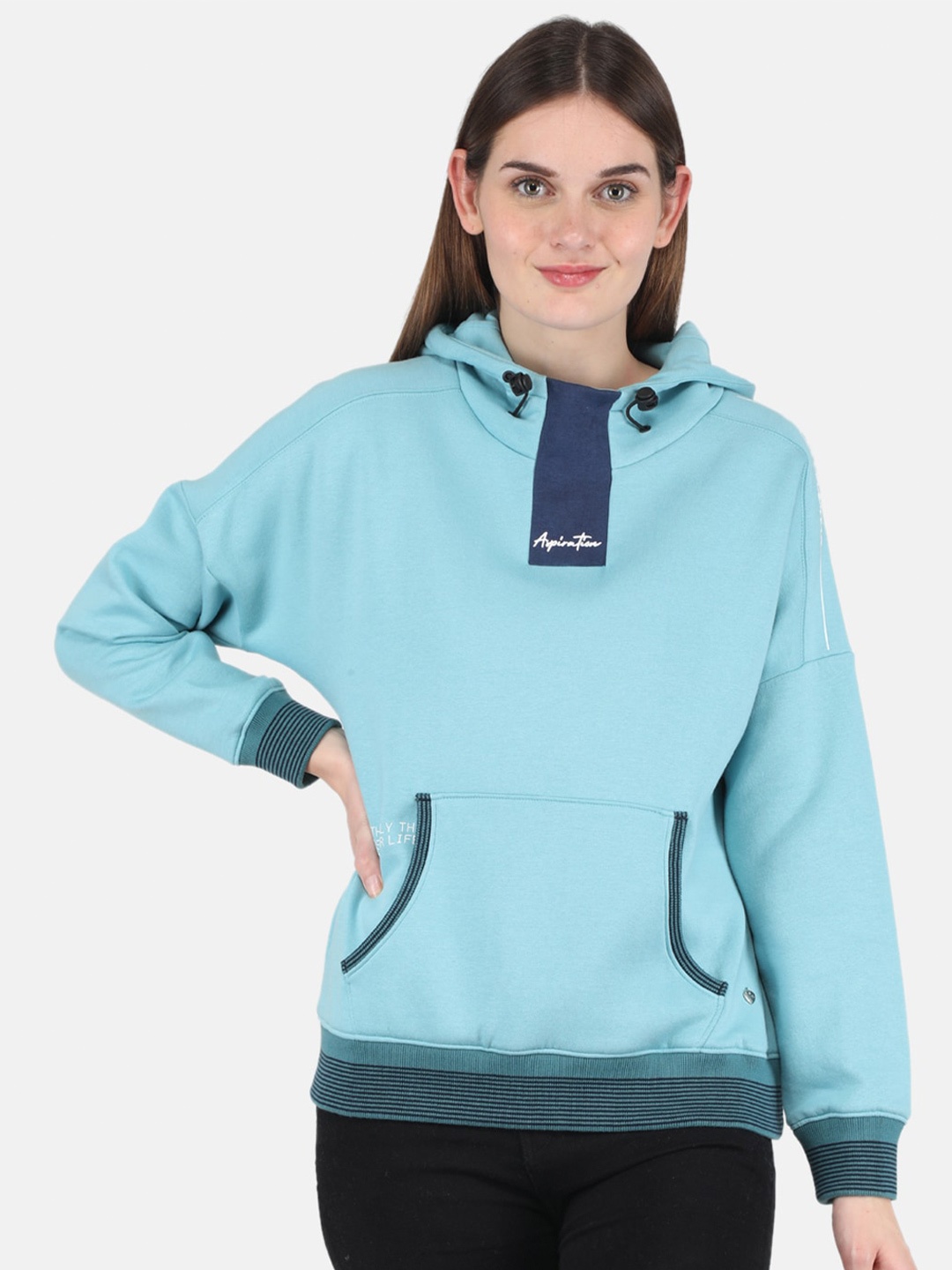 

Monte Carlo Women Blue Sweatshirt