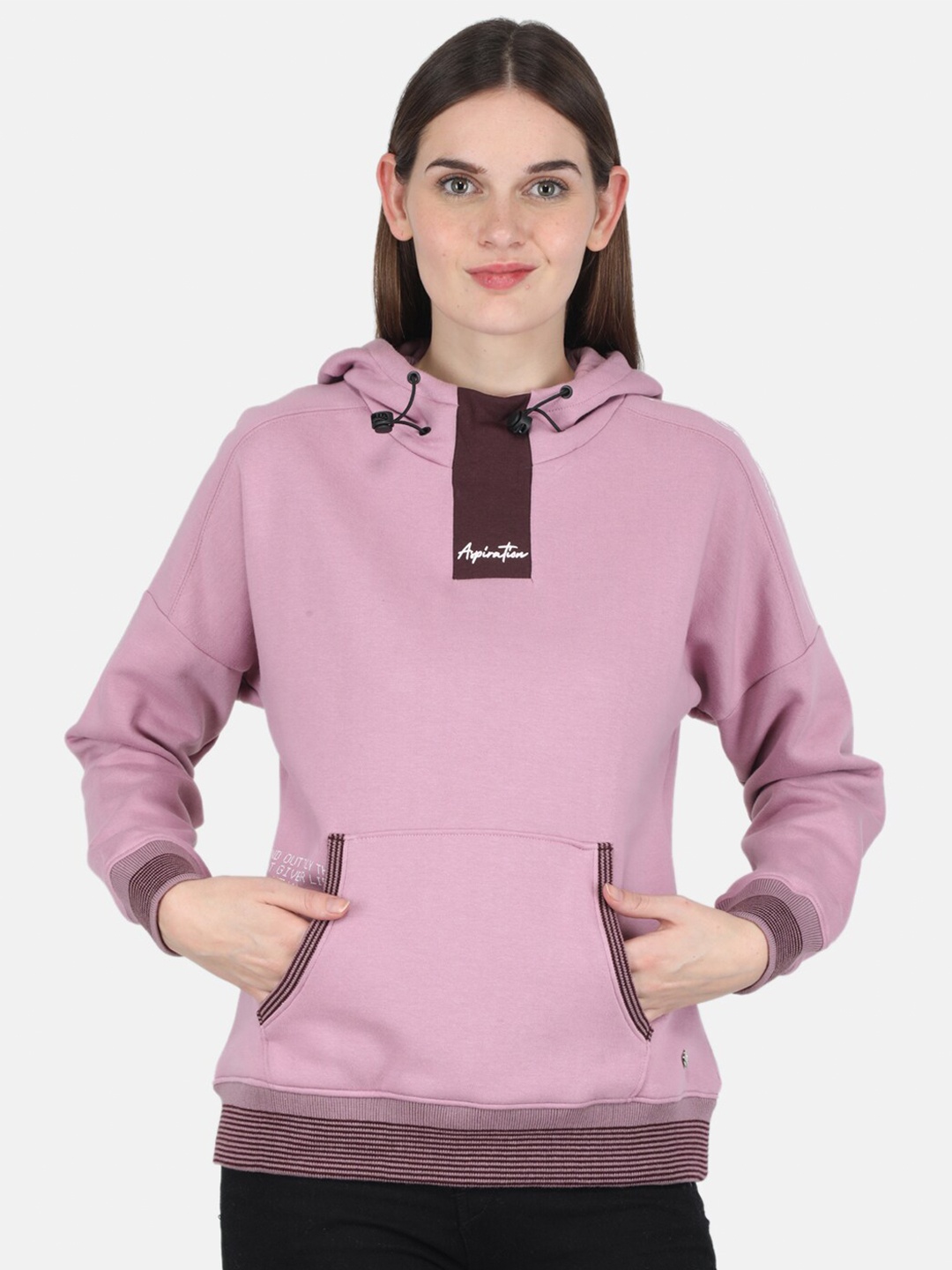 

Monte Carlo Women Purple Hooded Sweatshirt