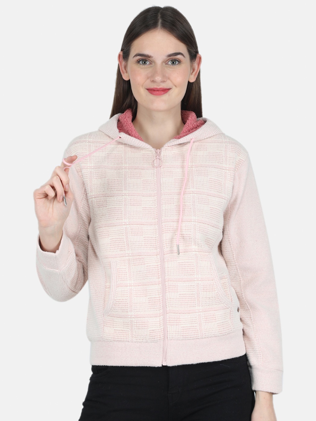 

Monte Carlo Women Pink Printed Sweatshirt