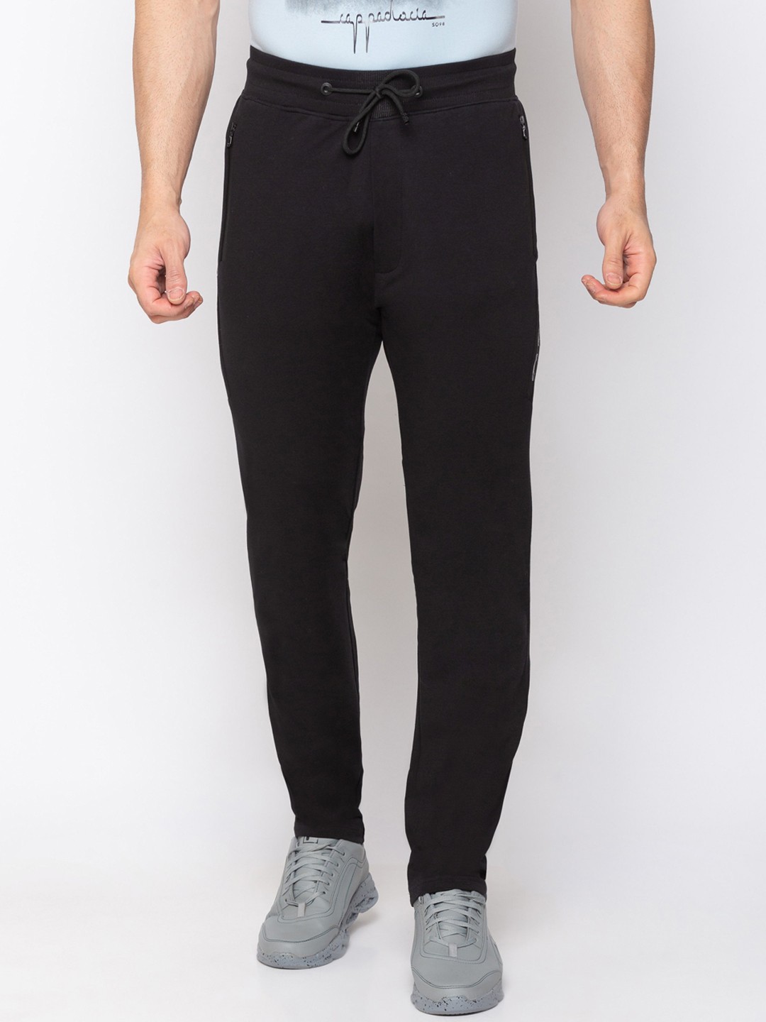 

Status Quo Men Black Cotton Track Pant