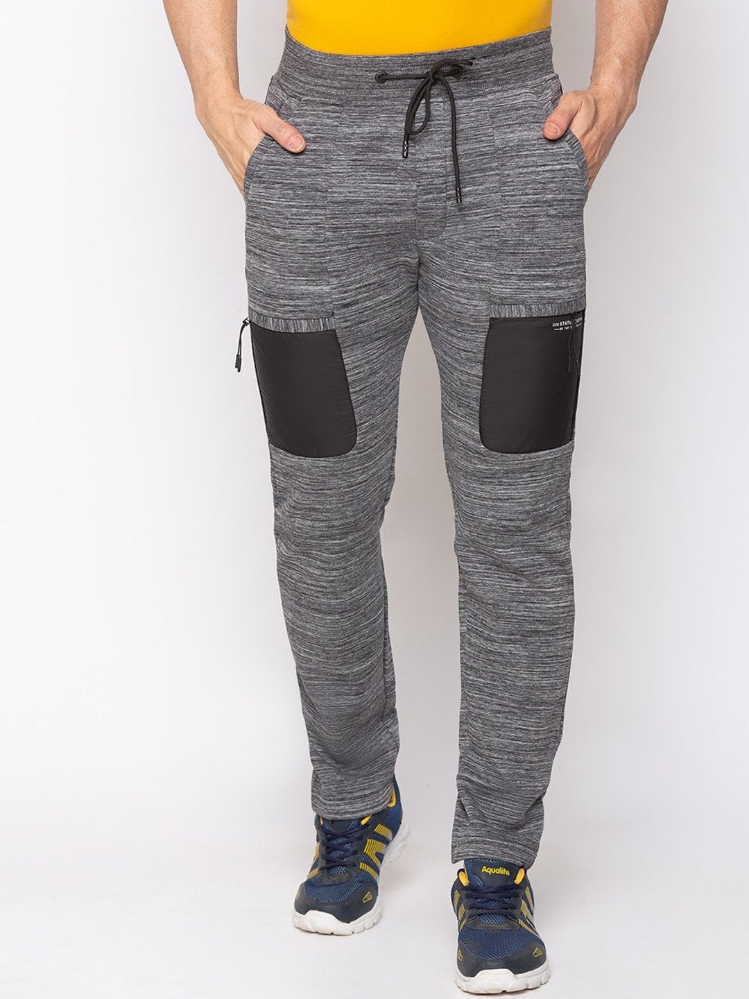 

Status Quo Men Grey Cotton Track Pant