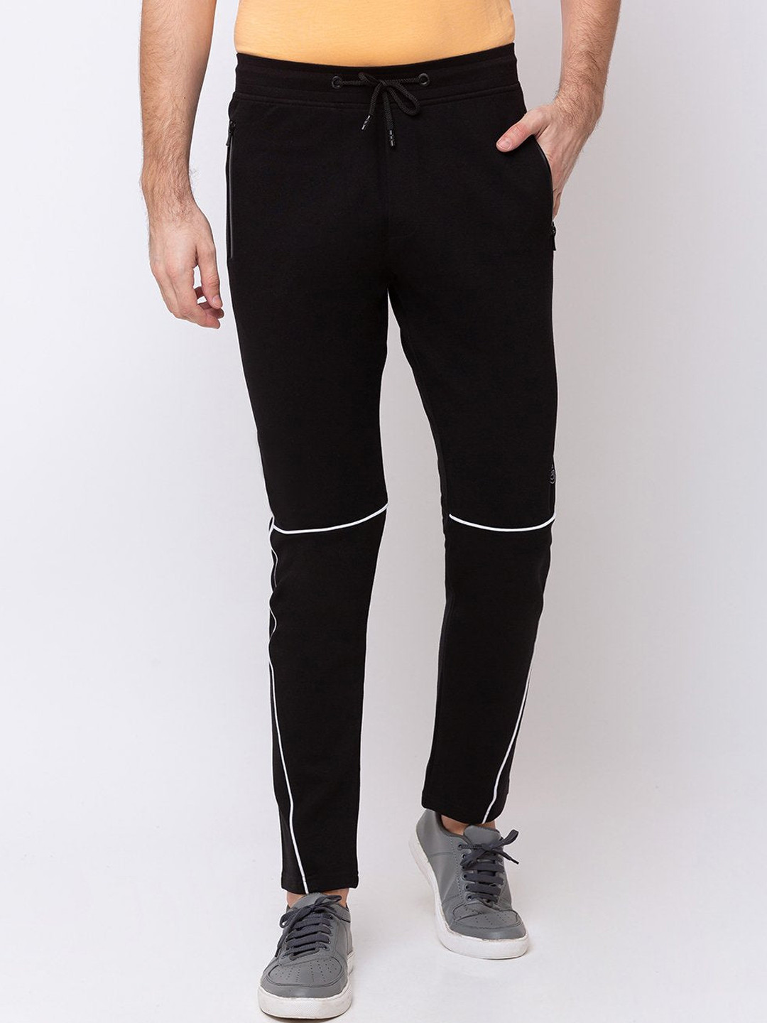 

Status Quo Men Black Cotton Track Pant