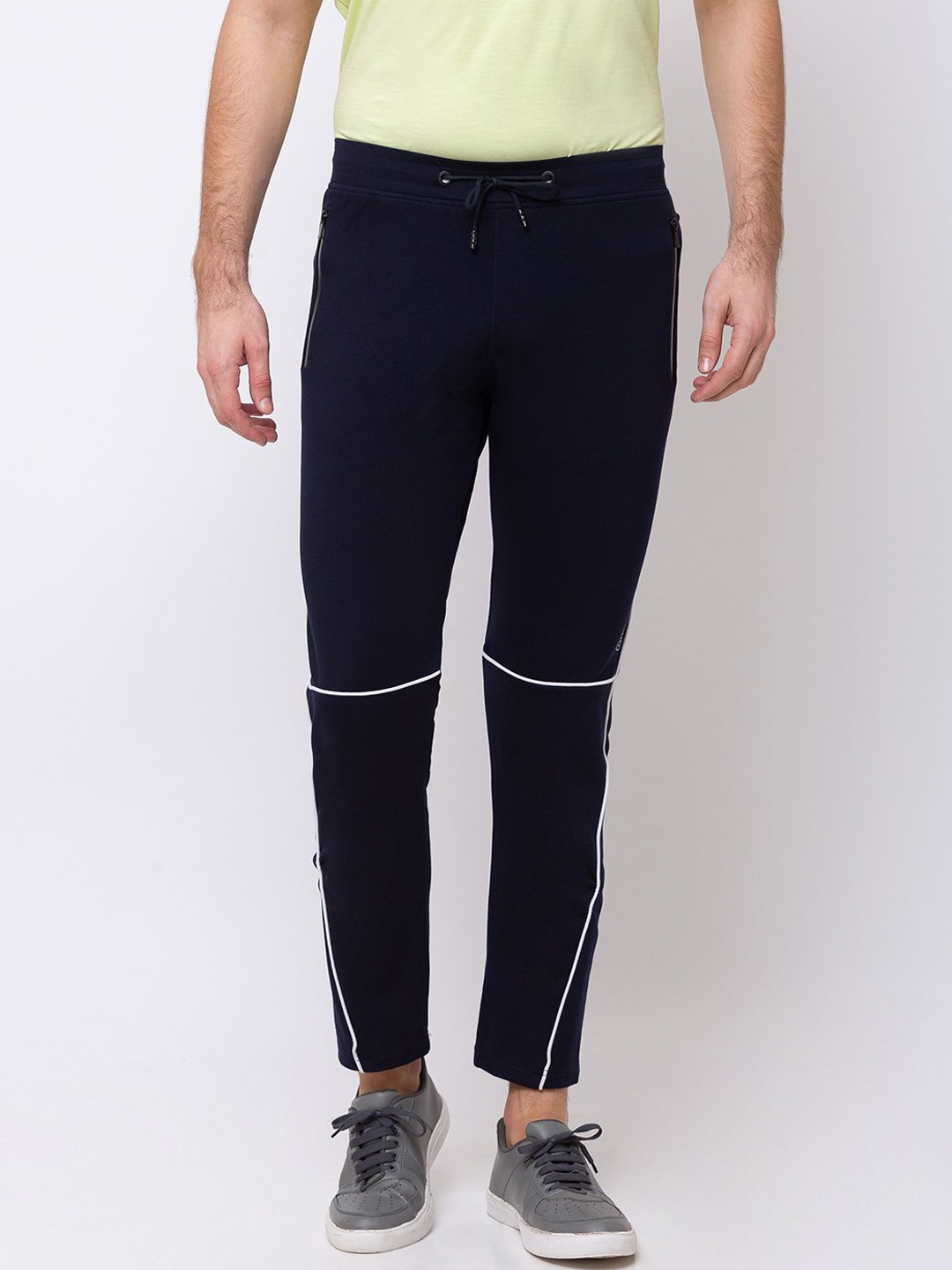 

Status Quo Men Navy Blue Track Pant