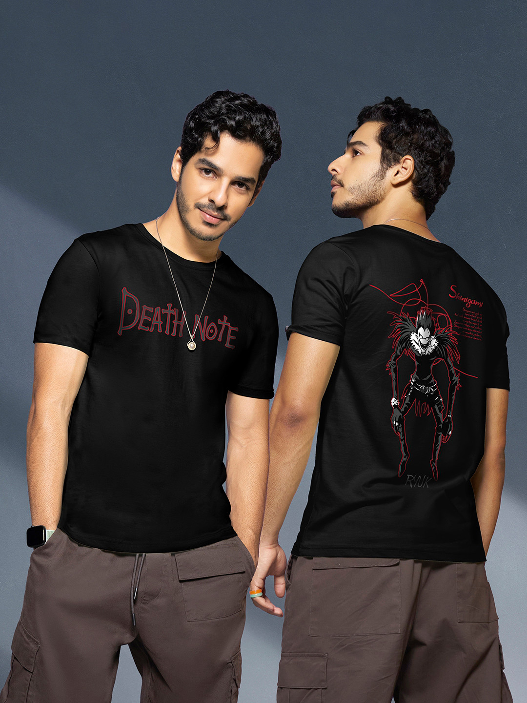 

Bewakoof Men Black Printed Pure Cotton T-shirt
