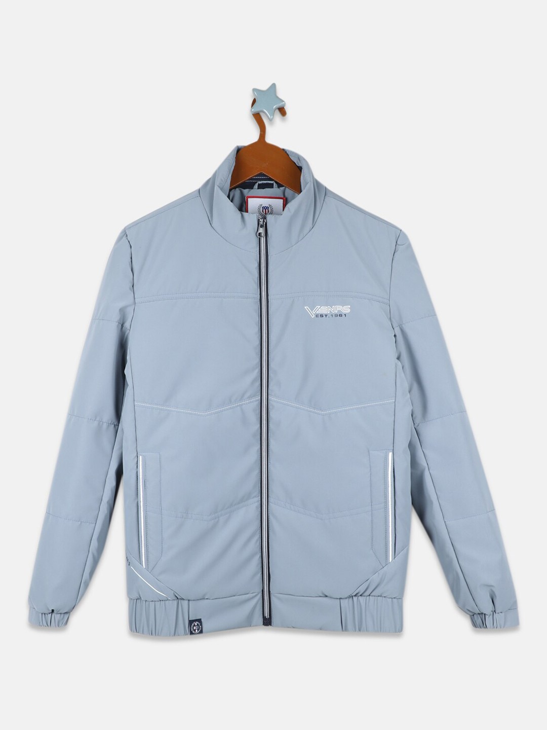 

Monte Carlo Boys Grey Solid Padded Jacket
