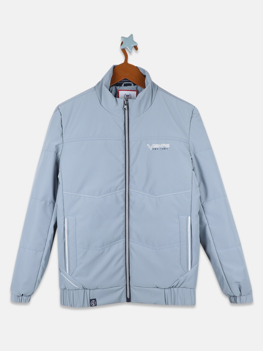 

Monte Carlo Boys Grey Solid Padded Jacket