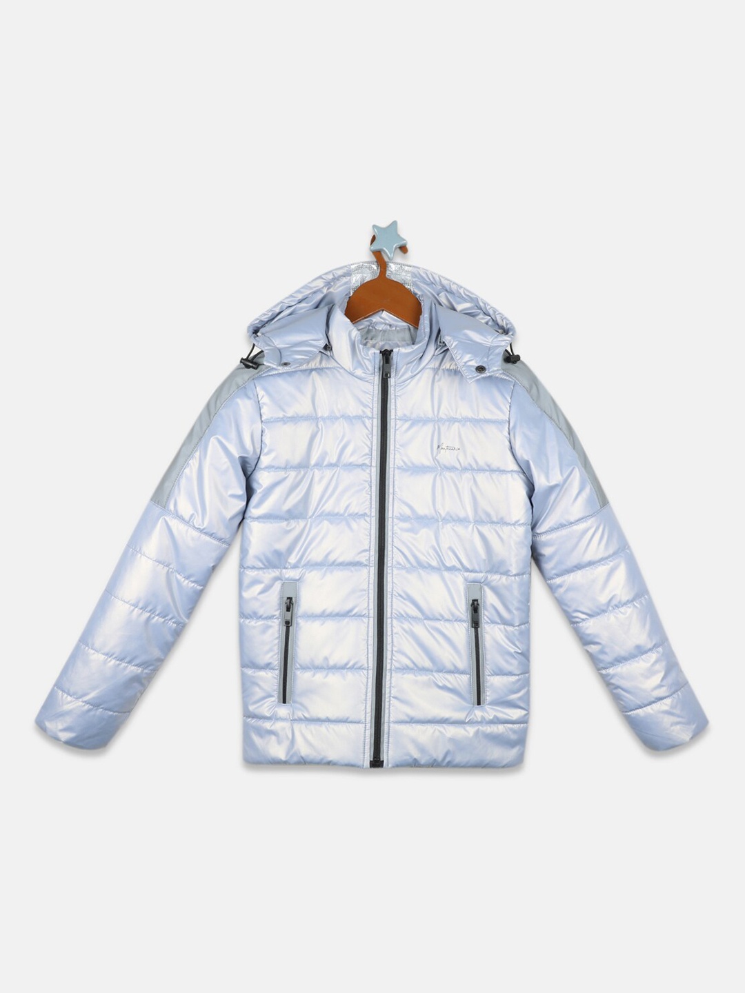 

Monte Carlo Boys Grey Colourblocked Padded Jacket