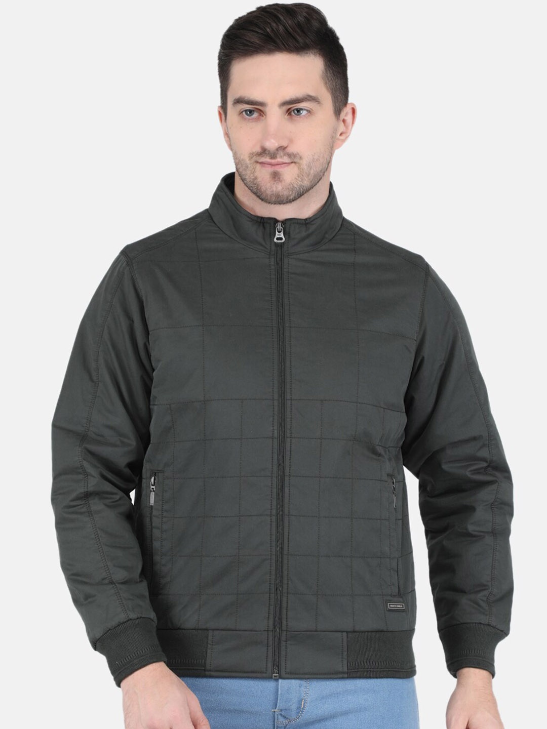 

Monte Carlo Men Olive Green Bomber Jacket