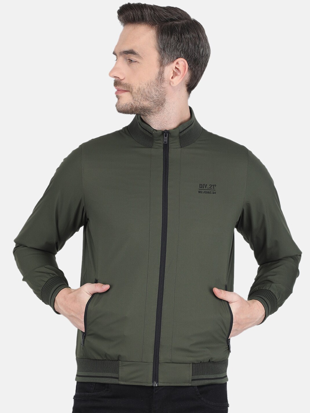 

Monte Carlo Men Green Bomber Jacket