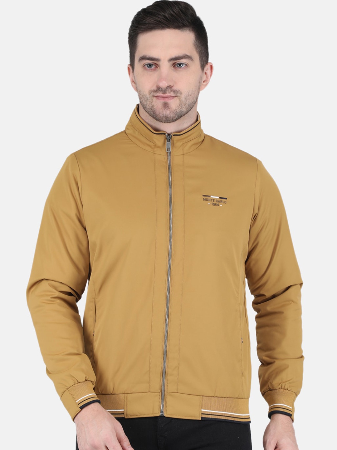 

Monte Carlo Men Mustard Bomber Jacket