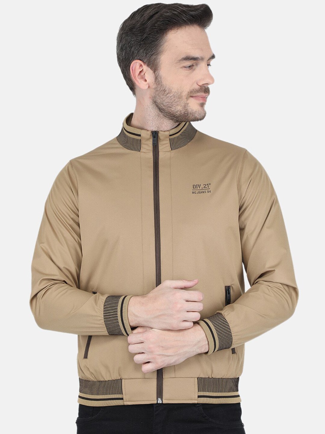 

Monte Carlo Men Khaki Bomber Jacket