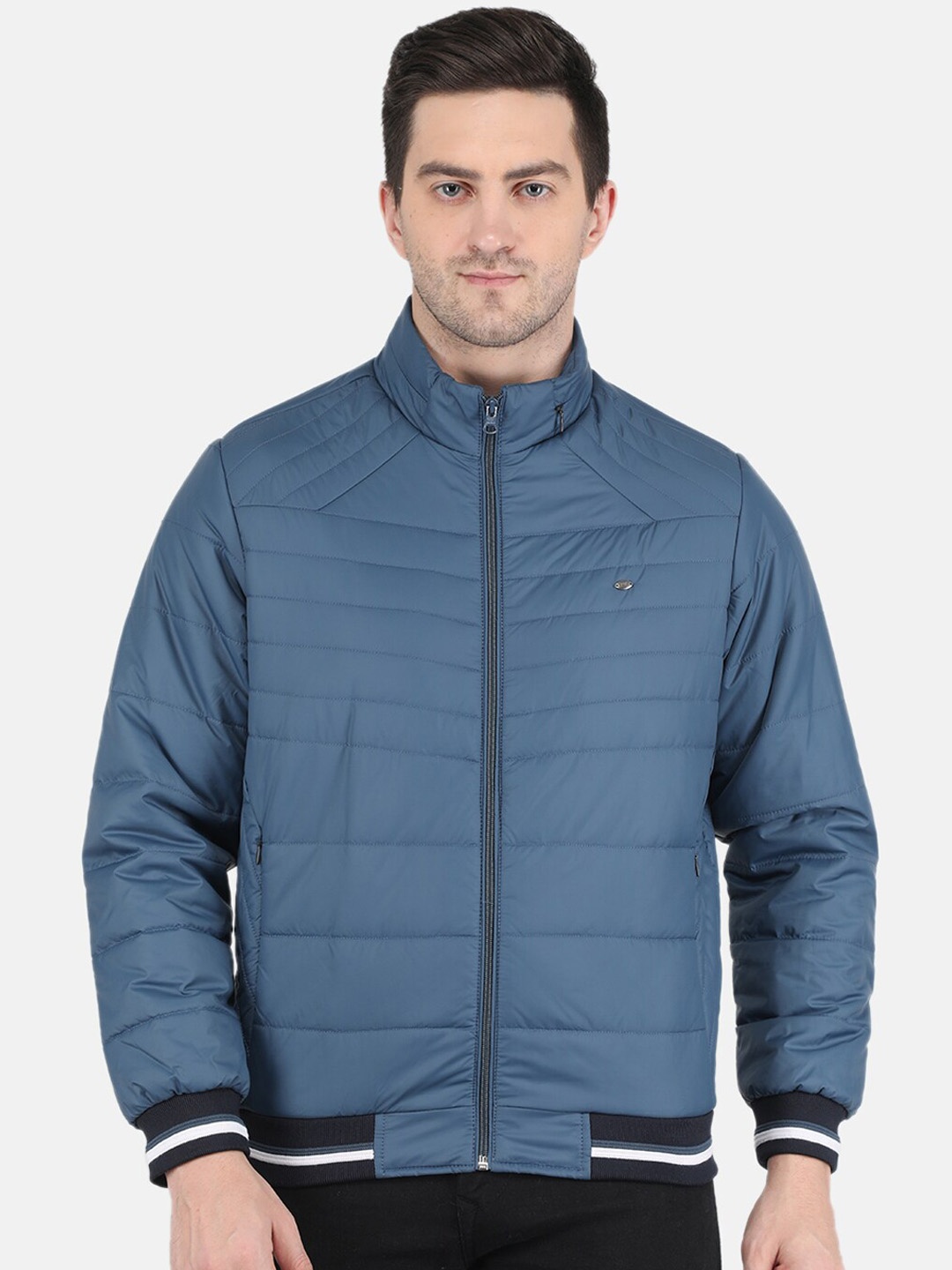 

Monte Carlo Men Blue Plus Size Puffer Jacket