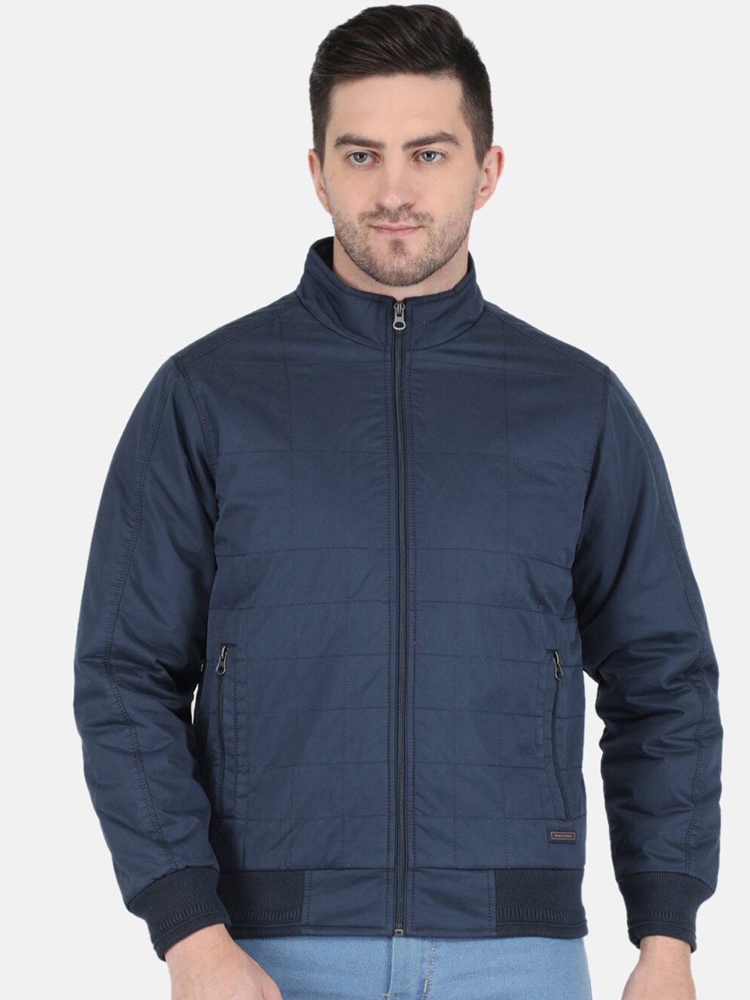 

Monte Carlo Men Navy Blue Bomber Jacket