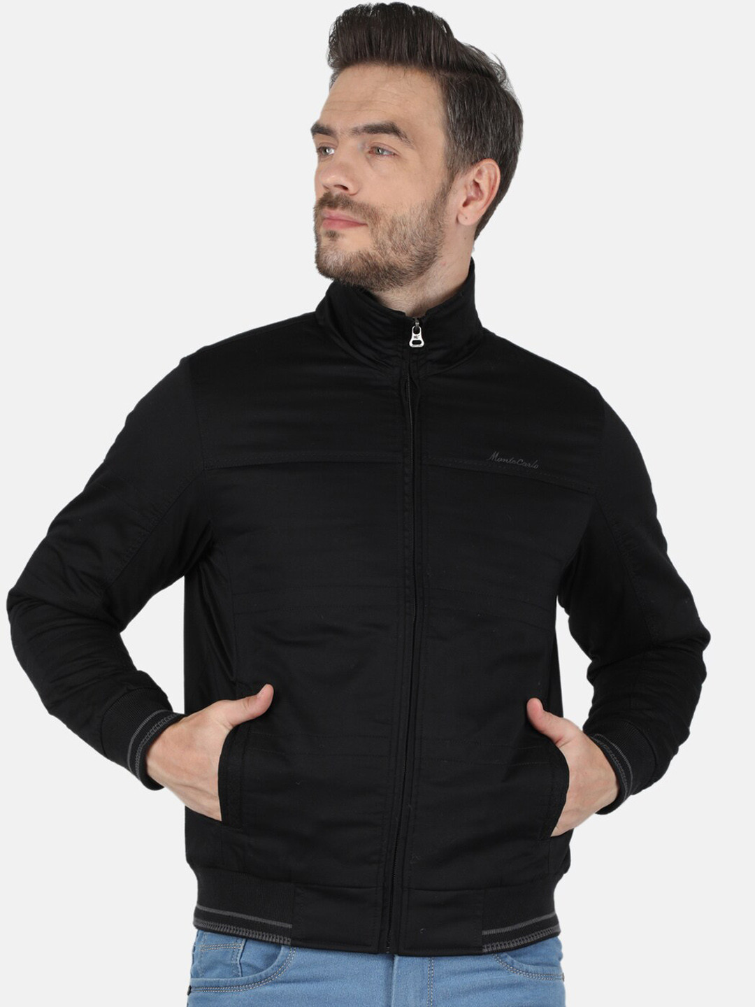 

Monte Carlo Men Black Plus Size Puffer Jacket