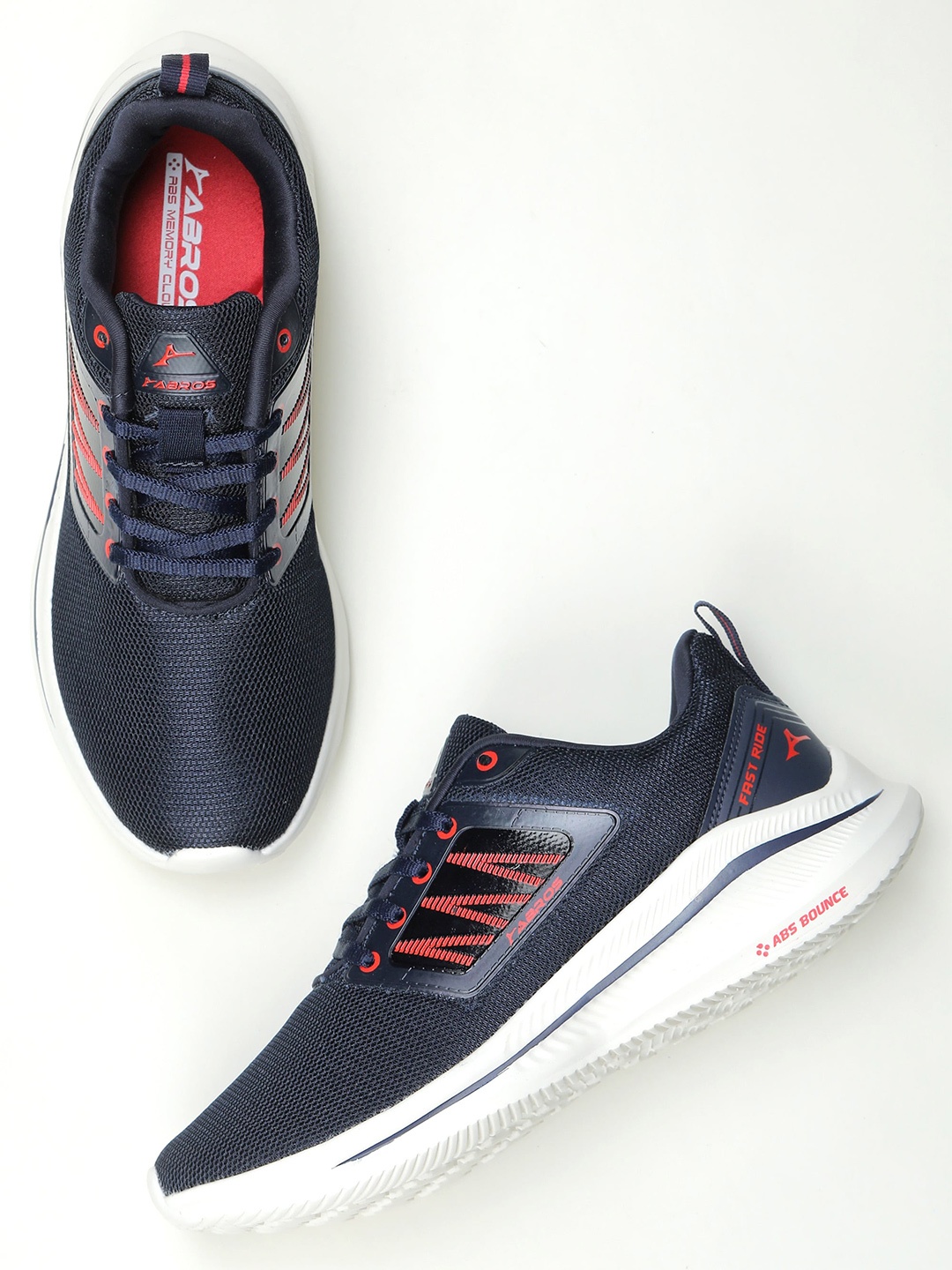 

ABROS Men Paolo-O Running Sports Shoes, Navy blue