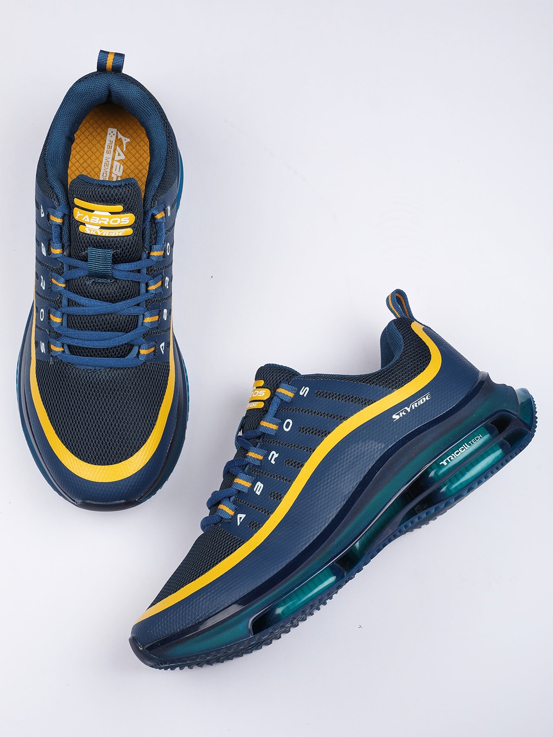 

ABROS Men Atom-N Running Sports Shoes, Teal