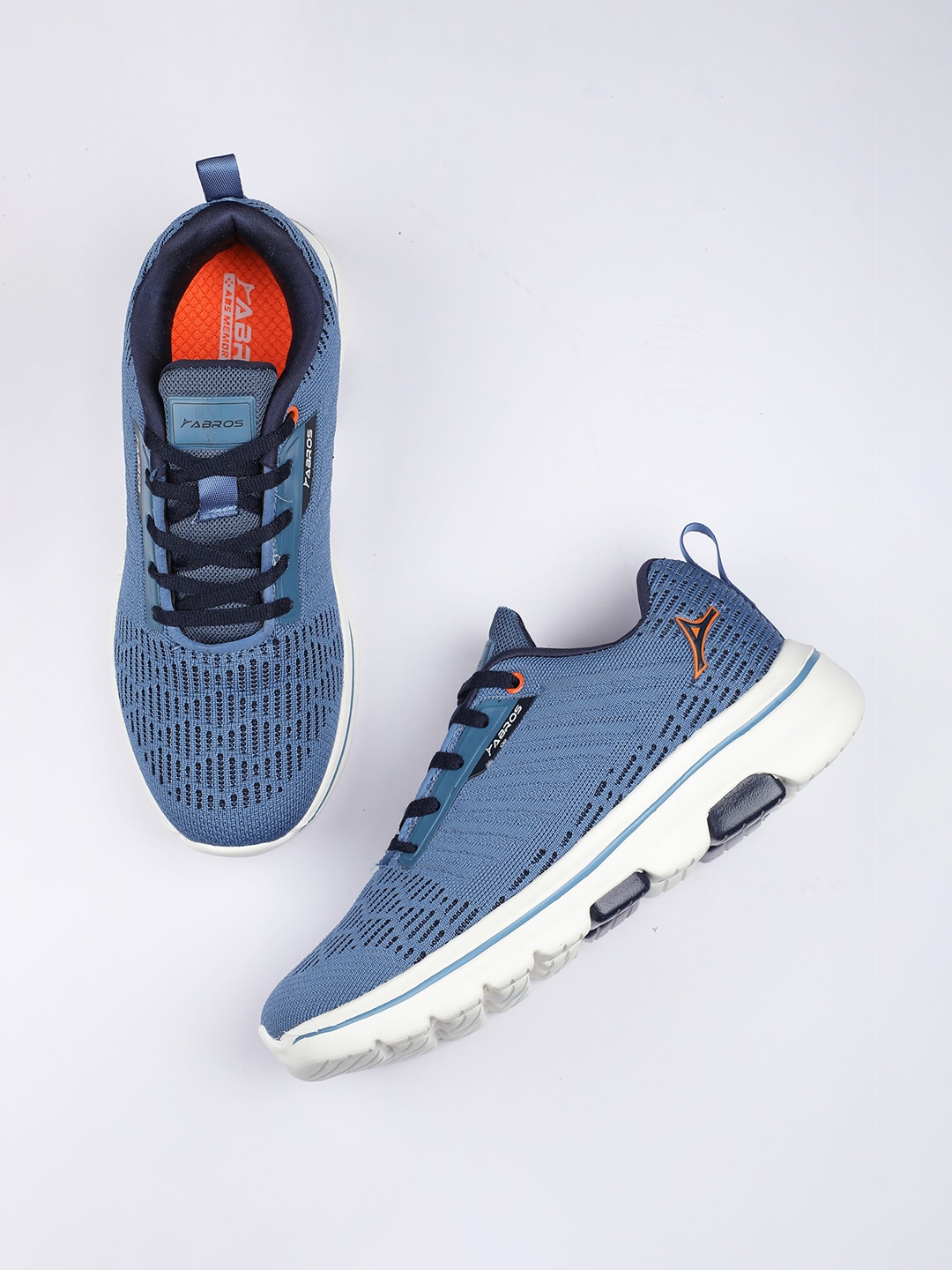 

ABROS Men Blue Lucas Mesh Running Shoes