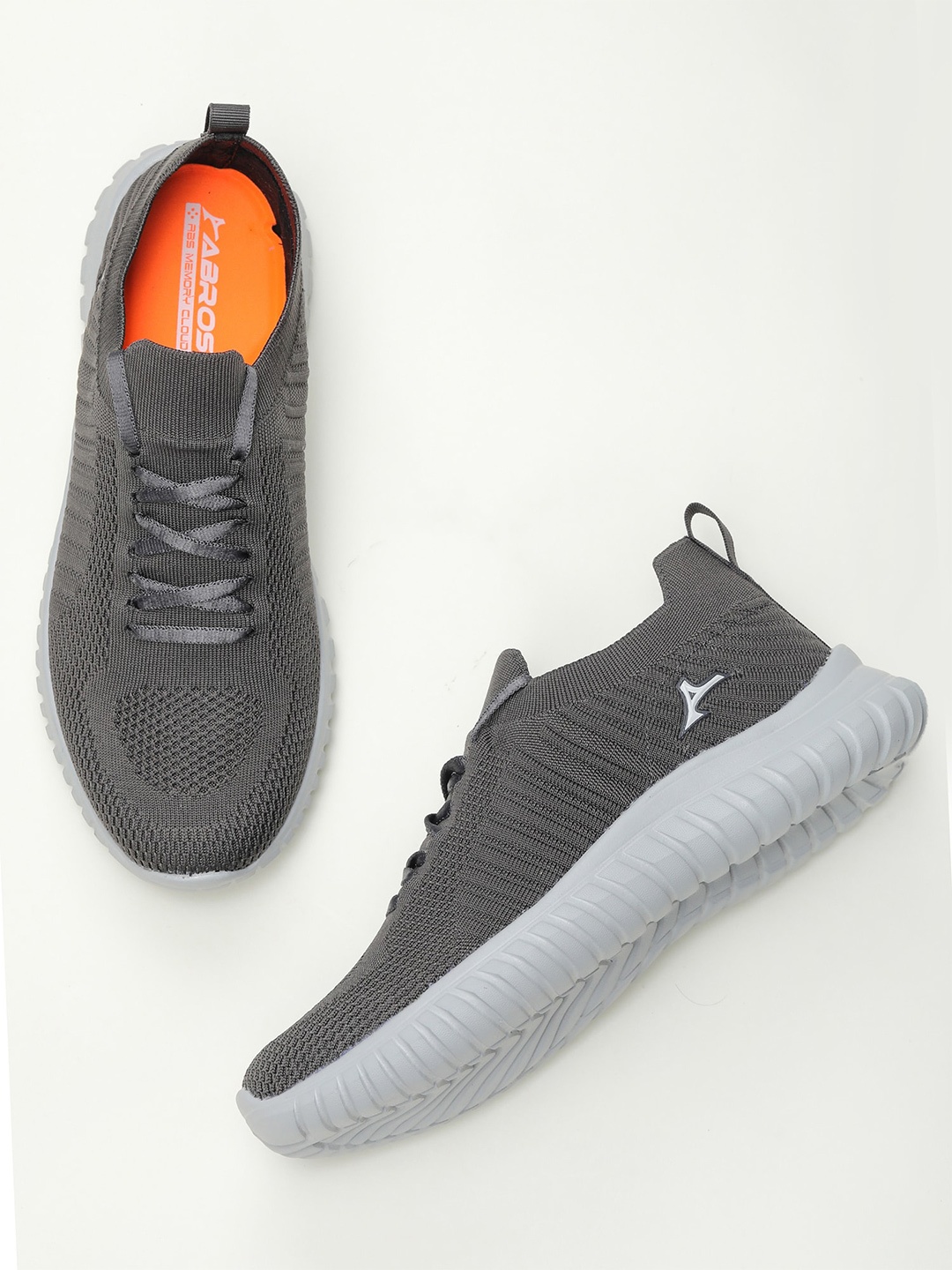 

ABROS Men Grey Barcelona-N Mesh Running Shoes