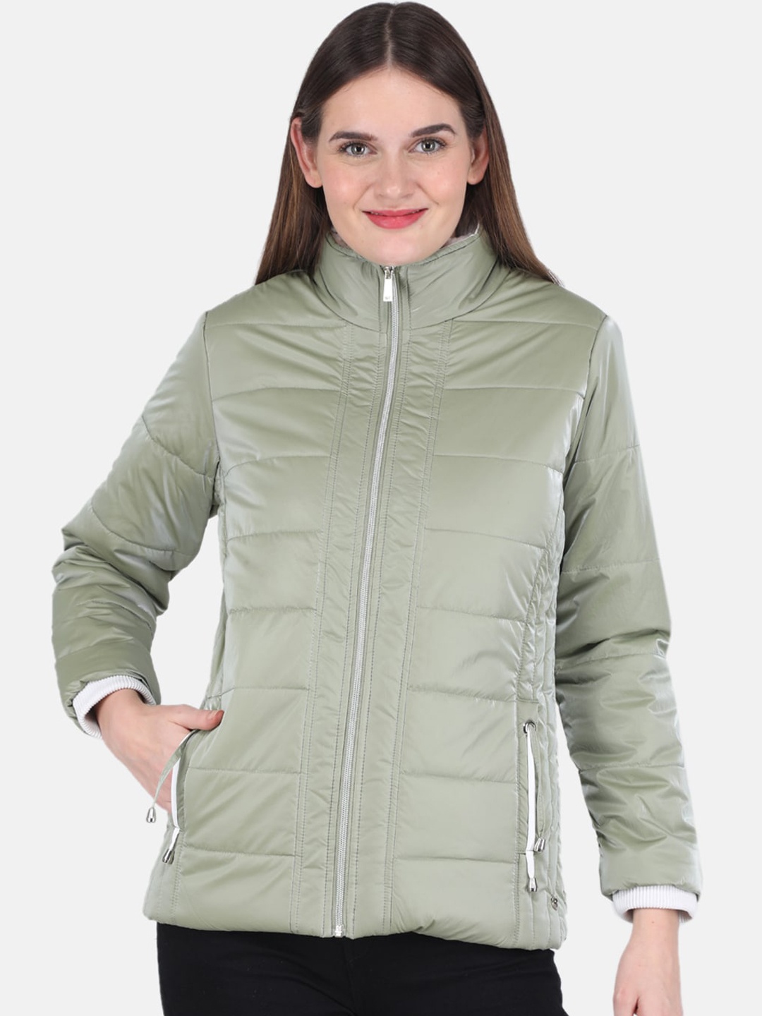 

Monte Carlo Women Olive Green Puffer Jacket