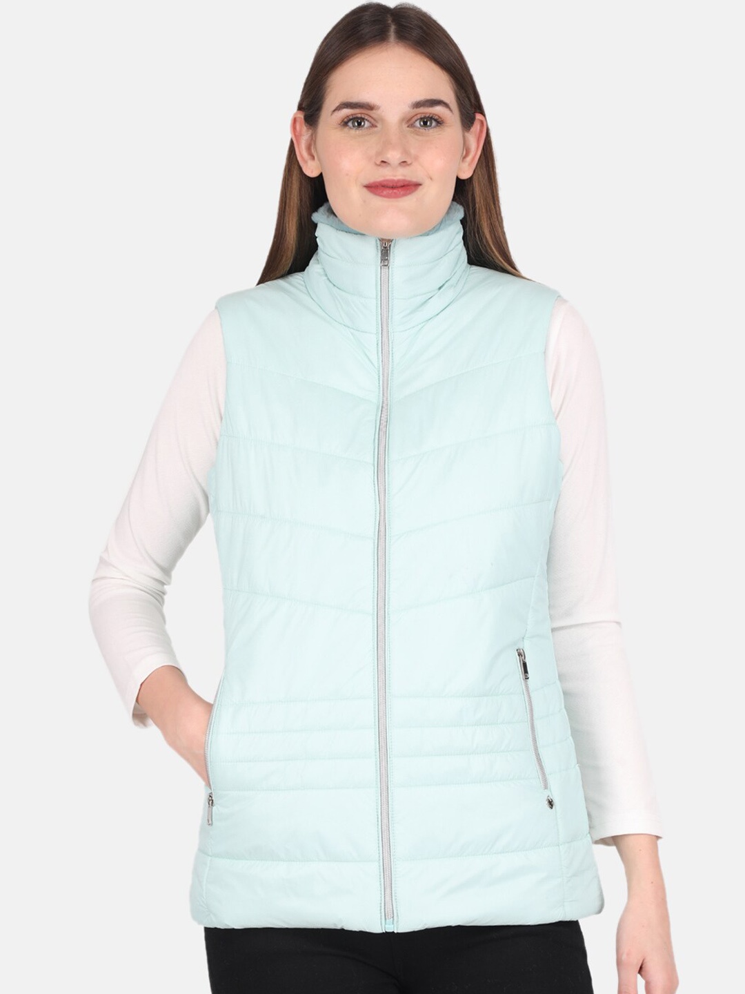 

Monte Carlo Women Blue Padded Jacket