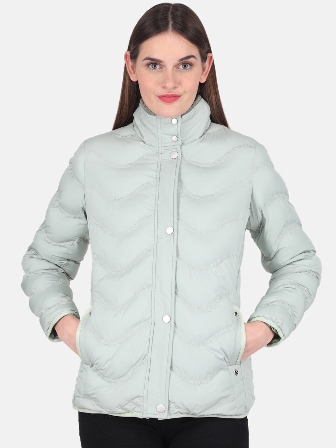 

Monte Carlo Women Green Puffer Jacket