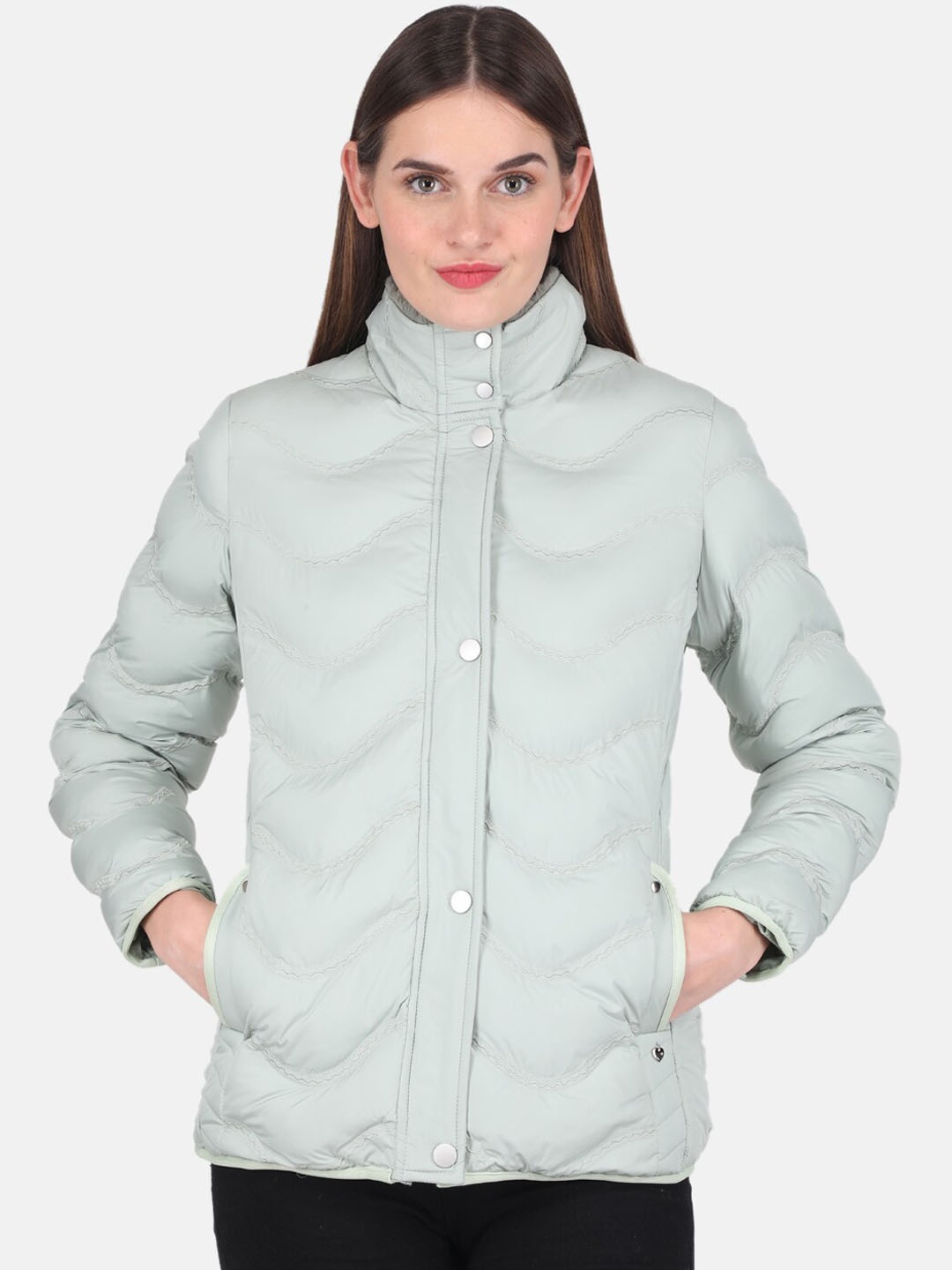 

Monte Carlo Women Green Puffer Jacket