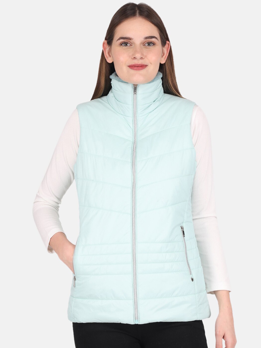 

Monte Carlo Women Blue Padded Jacket