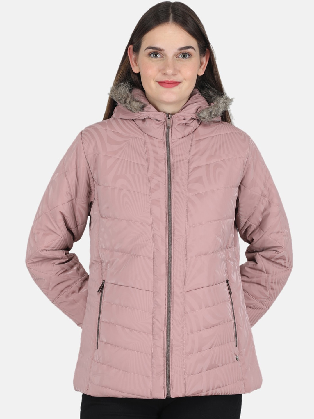 

Monte Carlo Women Pink Parka Jacket, Red