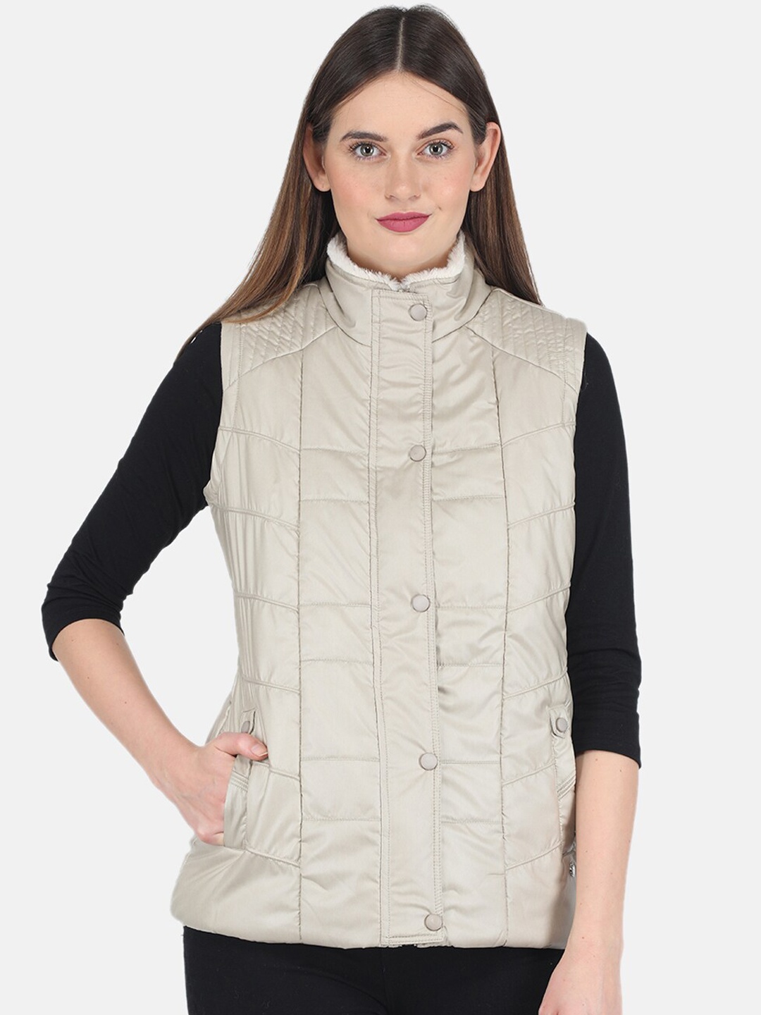 

Monte Carlo Women Beige Padded Jacket