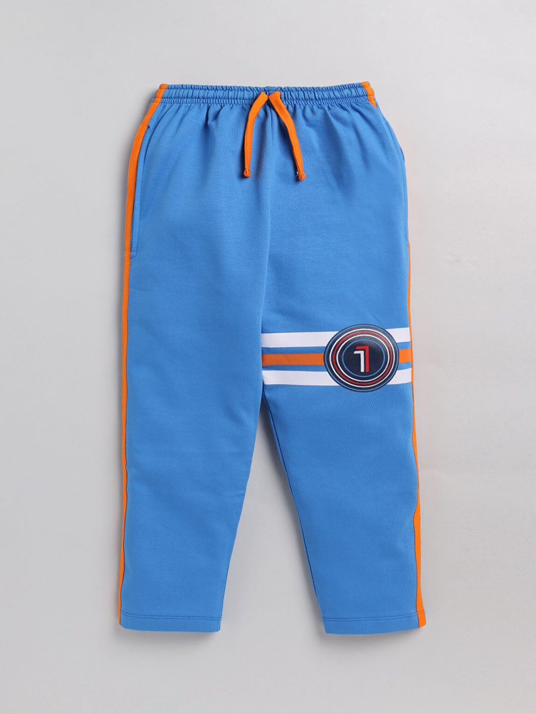 

Nottie Planet Boys Blue Pure Cotton Track Pants