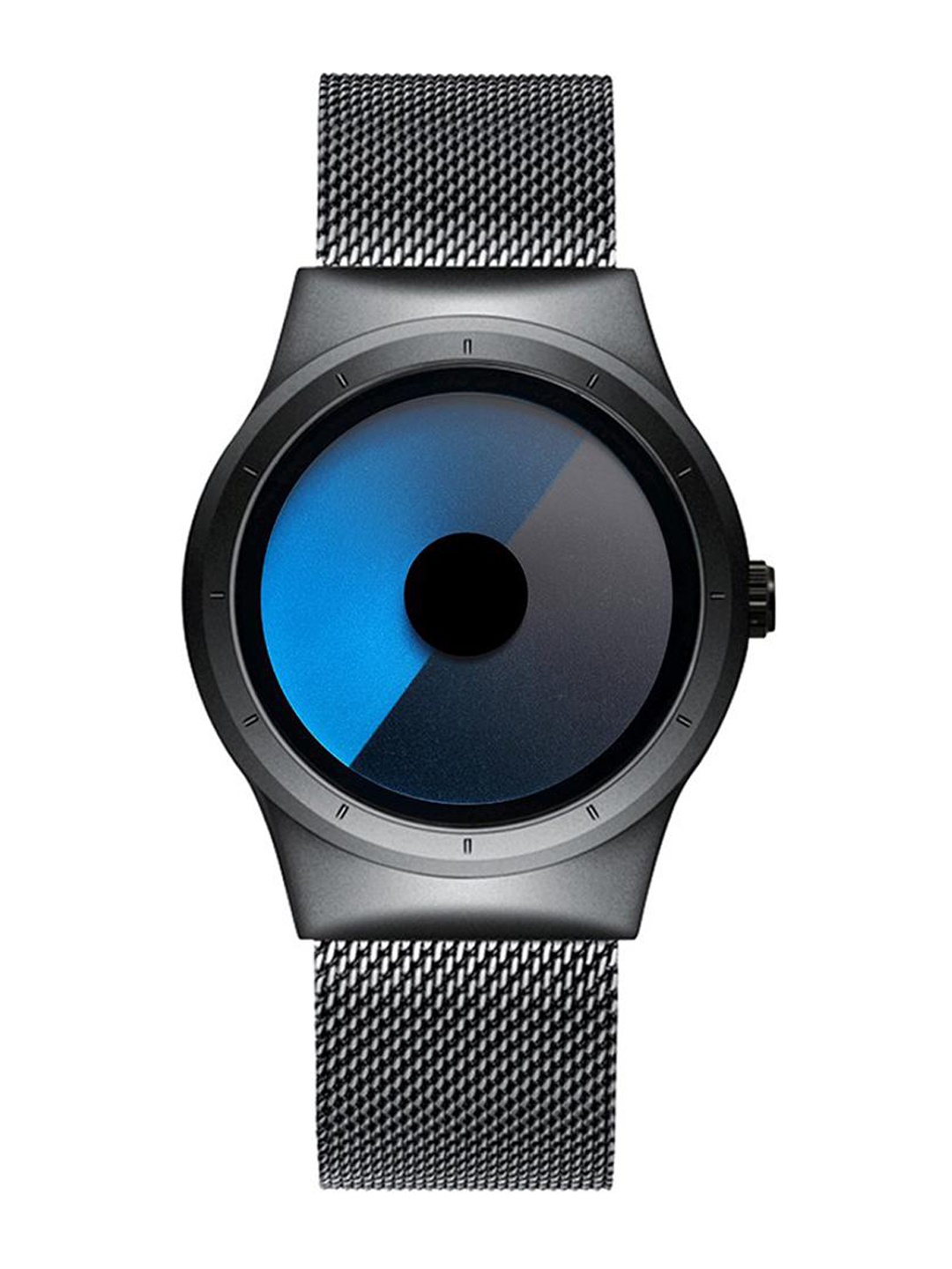 

VILAM Unisex Blue Embellished Dial & Black Straps Digital Watch