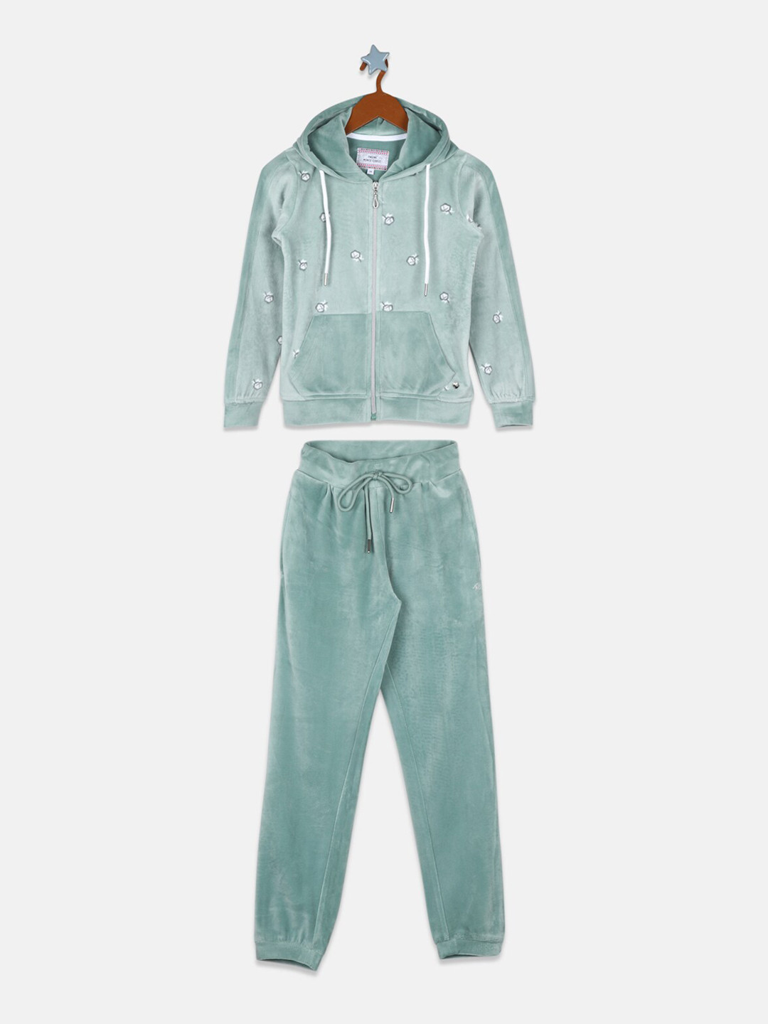 

Monte Carlo Girls Green Printed Tracksuits
