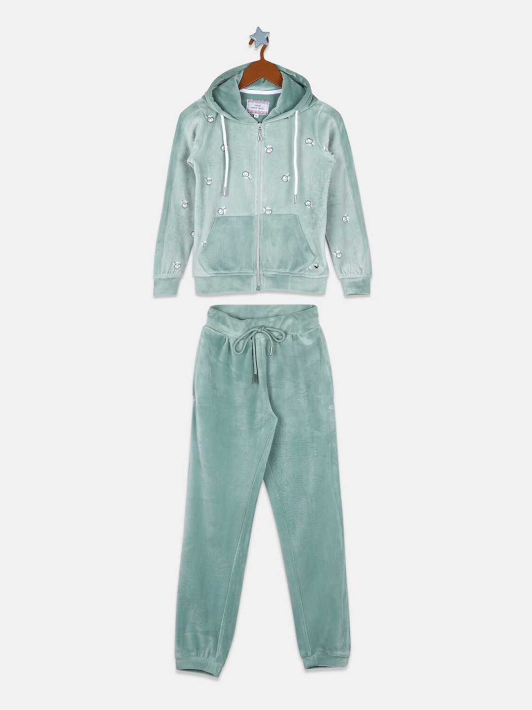 

Monte Carlo Girls Green Printed Tracksuits
