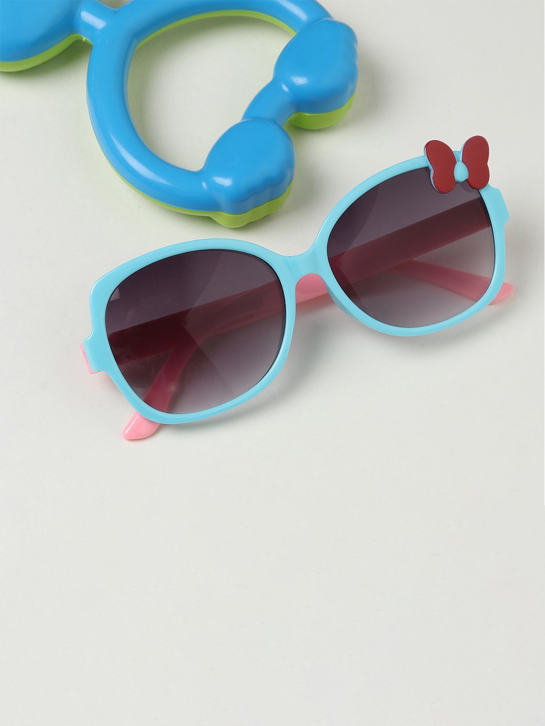 

FROGGY Kids Grey Lens & Blue Square Sunglasses FG-281-GR, Turquoise blue