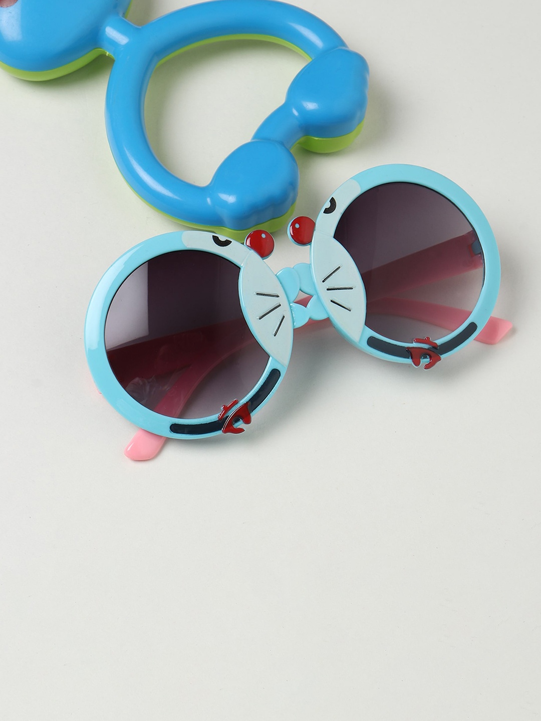 

FROGGY Kids Grey Lens & Blue Round Sunglasses FG-3012-GR, Turquoise blue