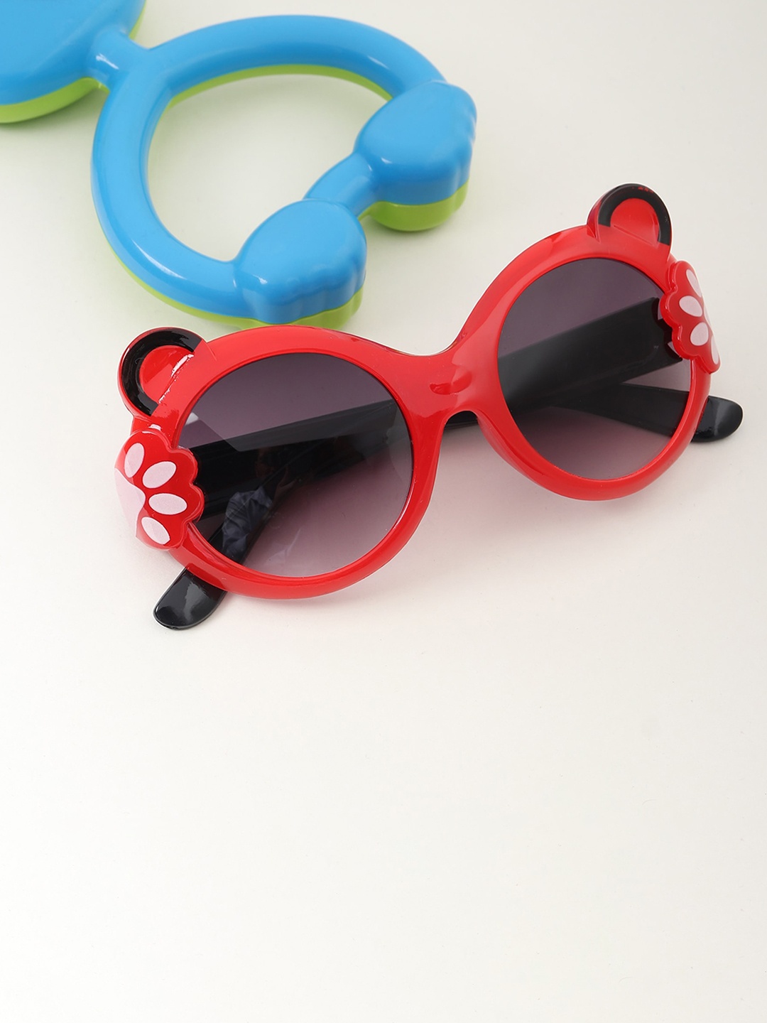 

FROGGY Kids Black Lens & Red Round Sunglasses FG-2031