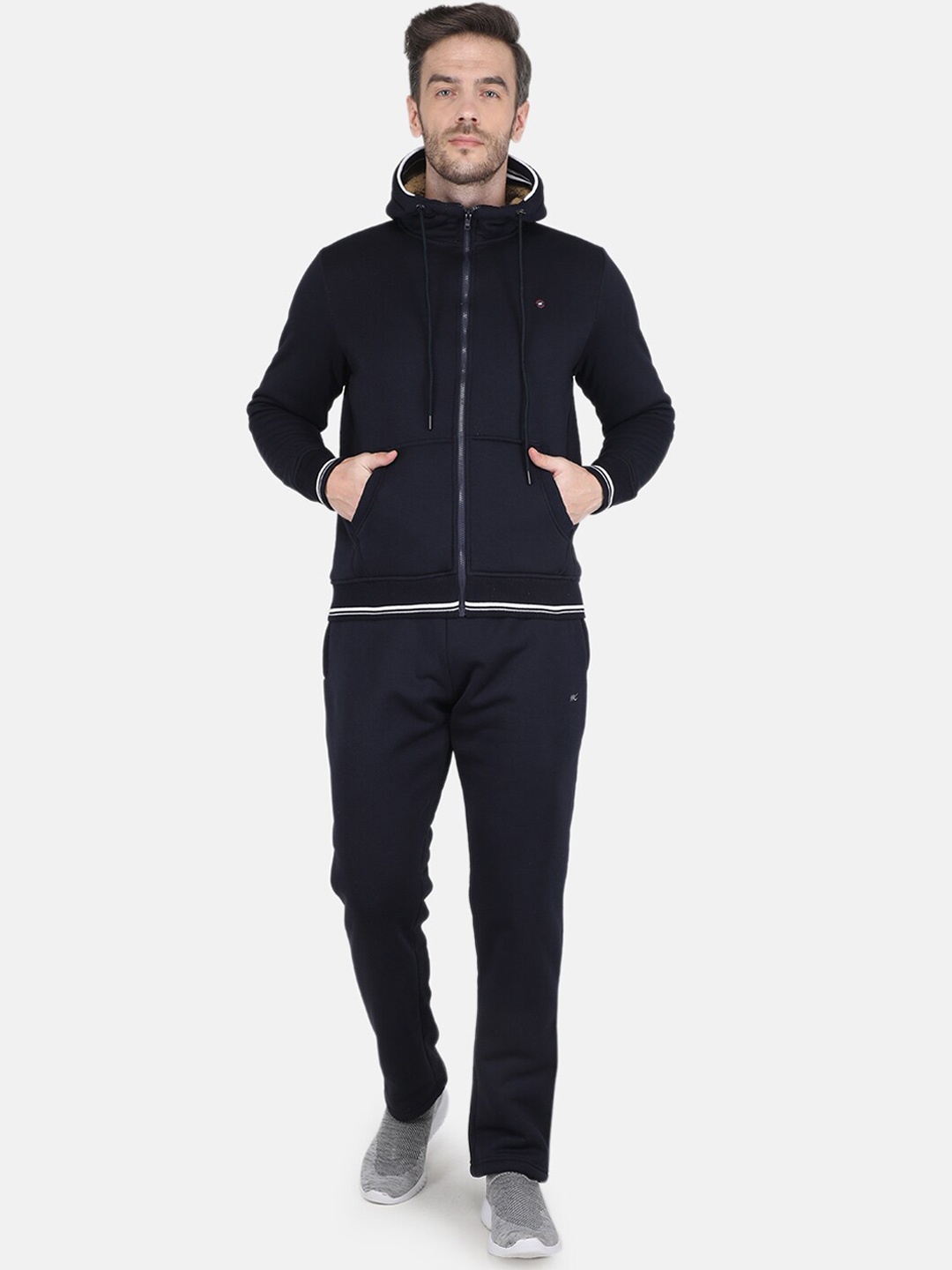 

Monte Carlo Men Navy Blue Solid Cotton Tracksuits