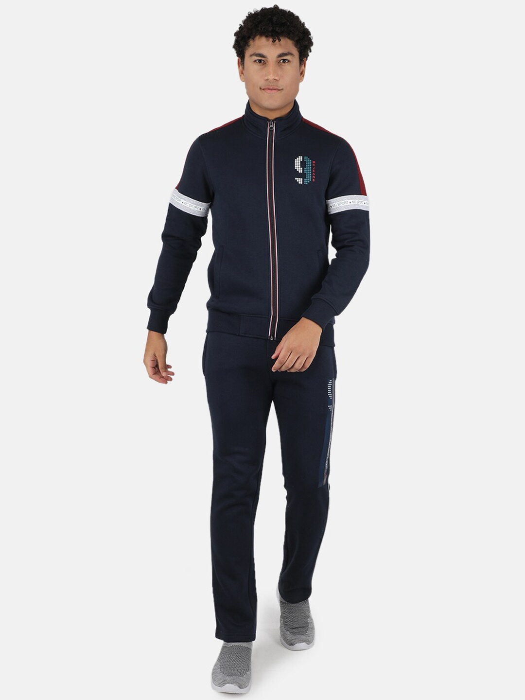

Monte Carlo Men Navy Blue Solid Cotton Tracksuits