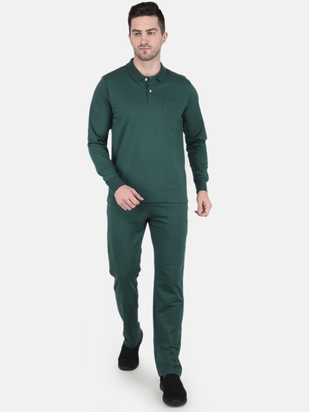

Monte Carlo Men Green Cotton Tracksuits