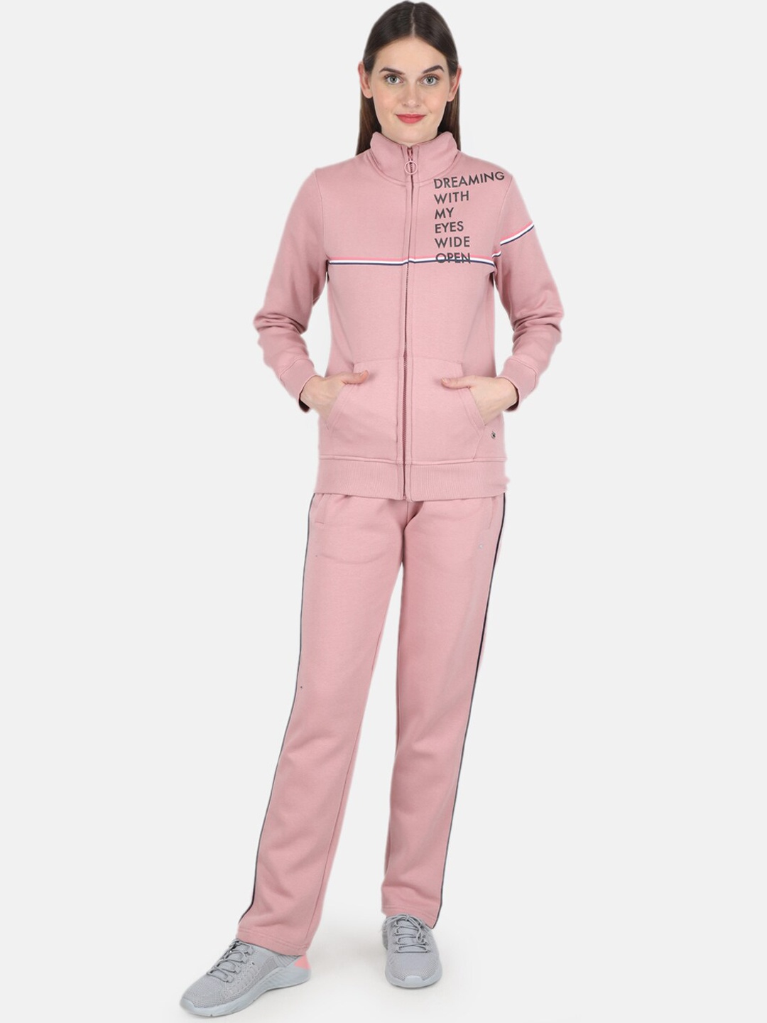 

Monte Carlo Women Pink Printed Tracksuits