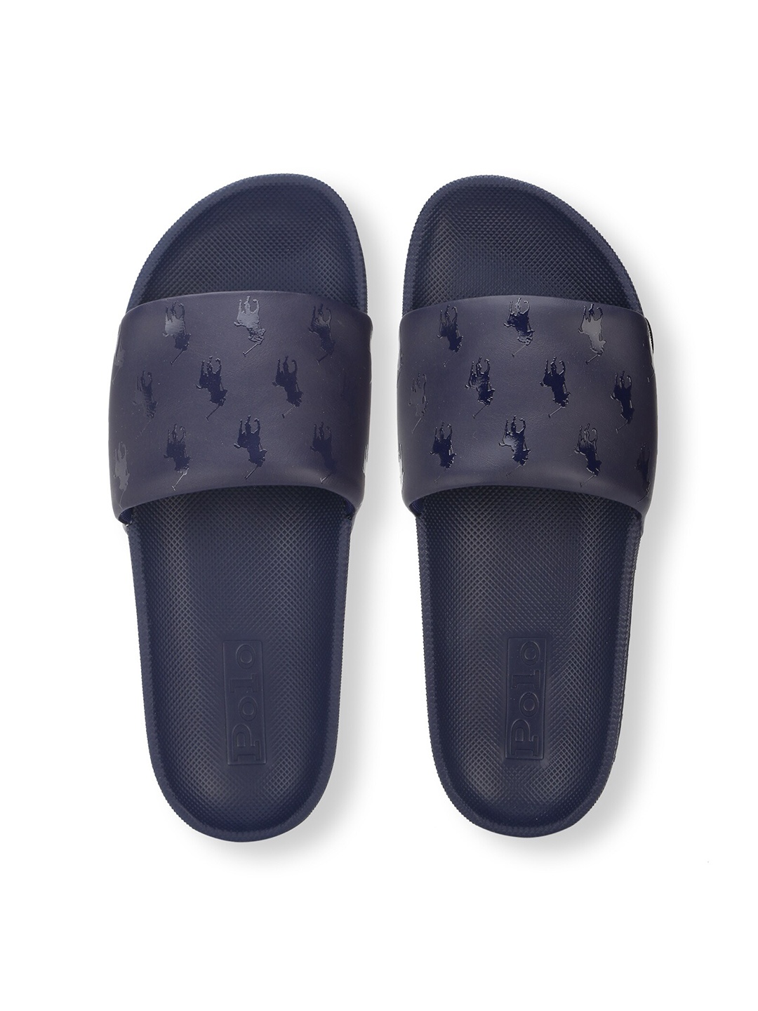 

Polo Ralph Lauren Men Navy Blue Sliders