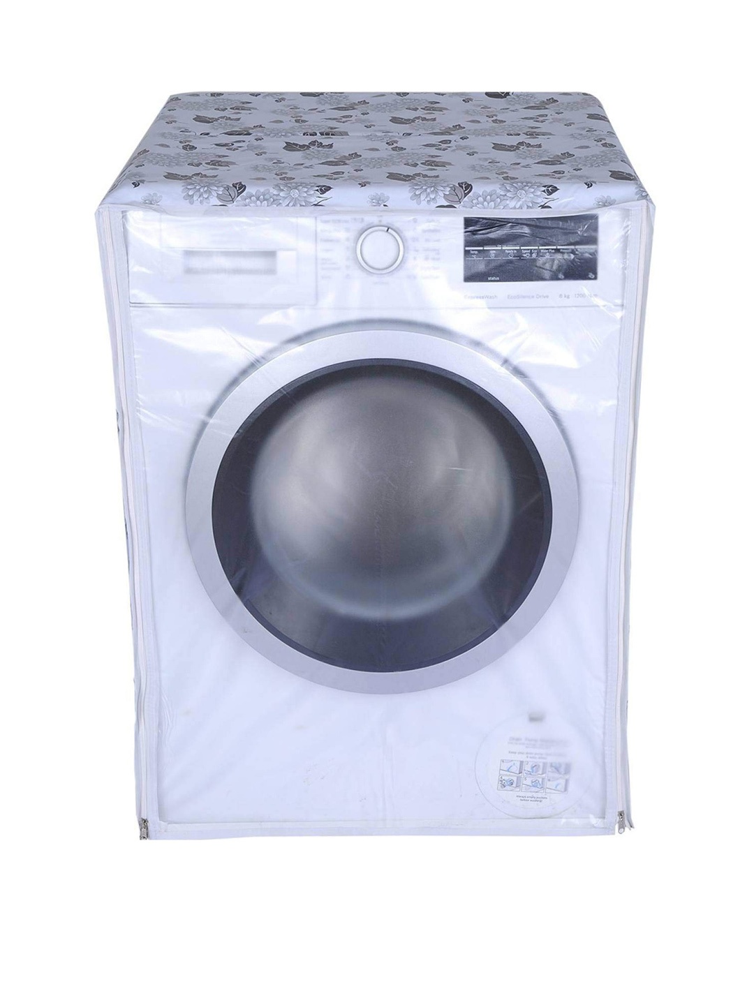 

DALUCI White Printed Front-Load Washing Machine Covers