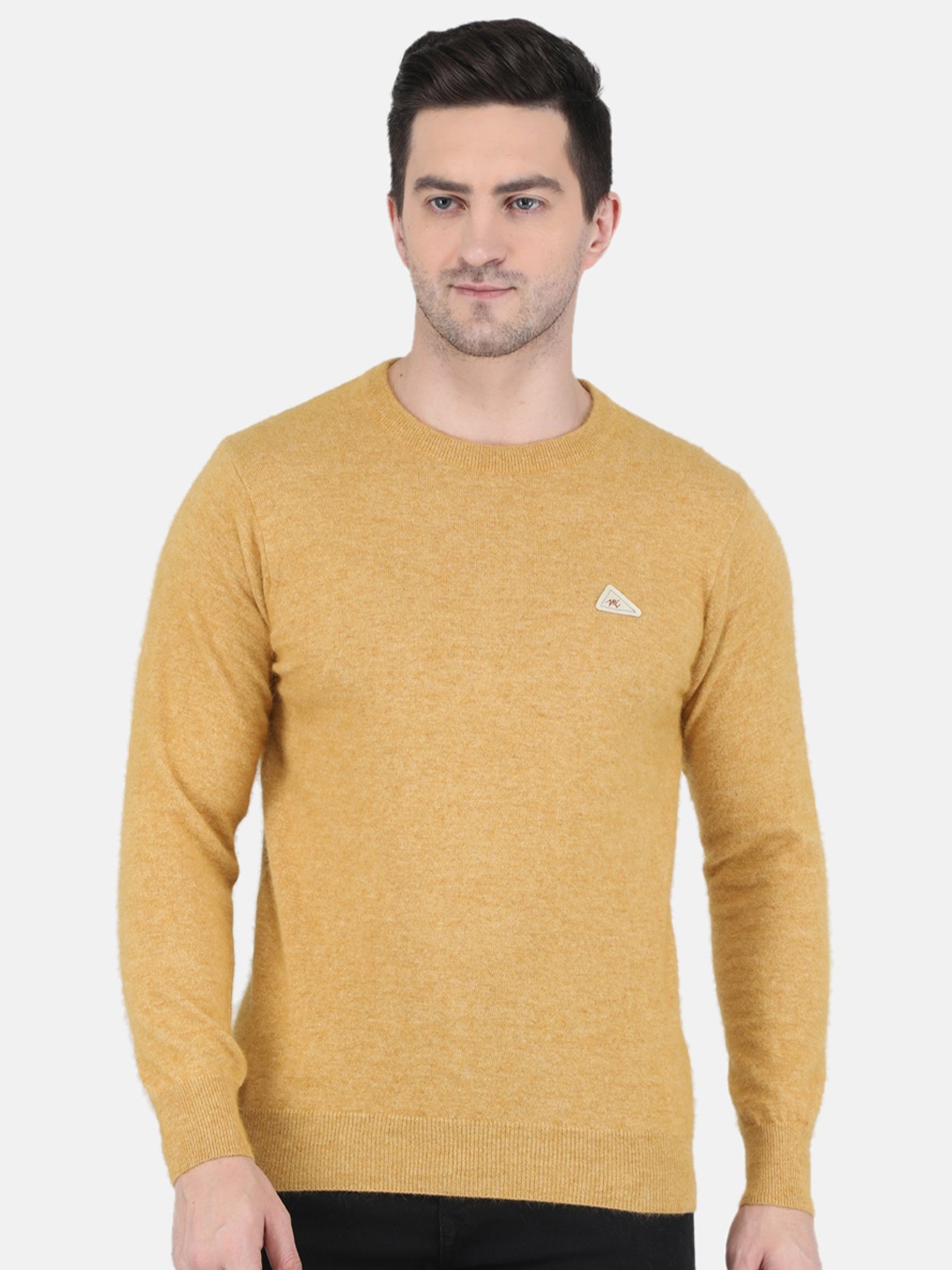 

Monte Carlo Men Mustard Pullover Sweater