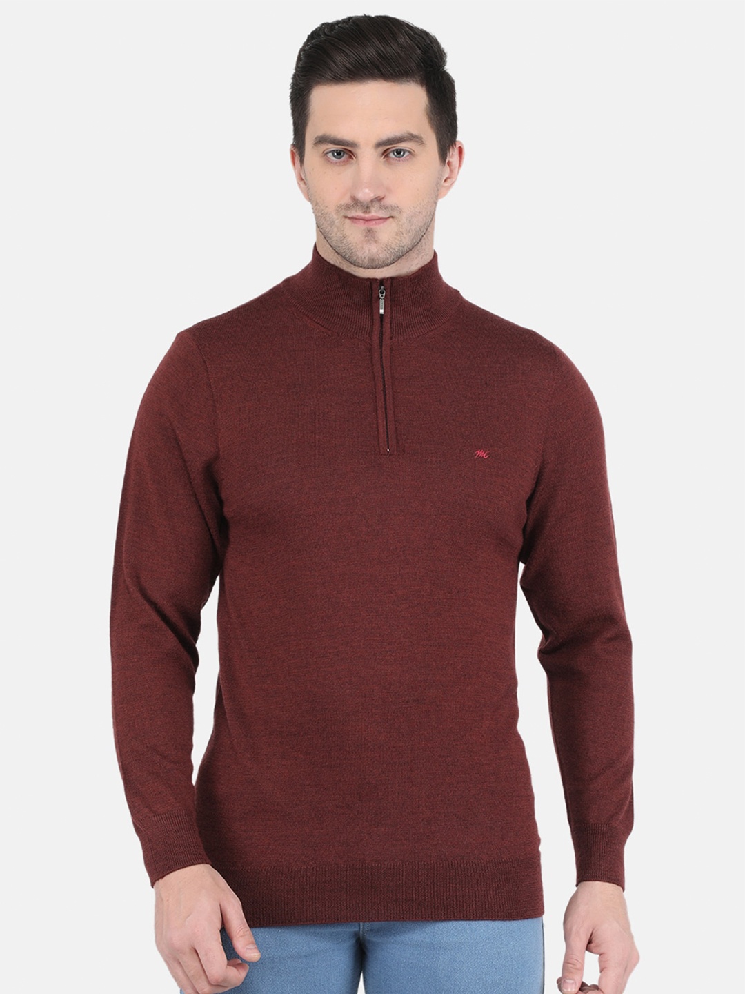 

Monte Carlo Men Brown Wool Pullover